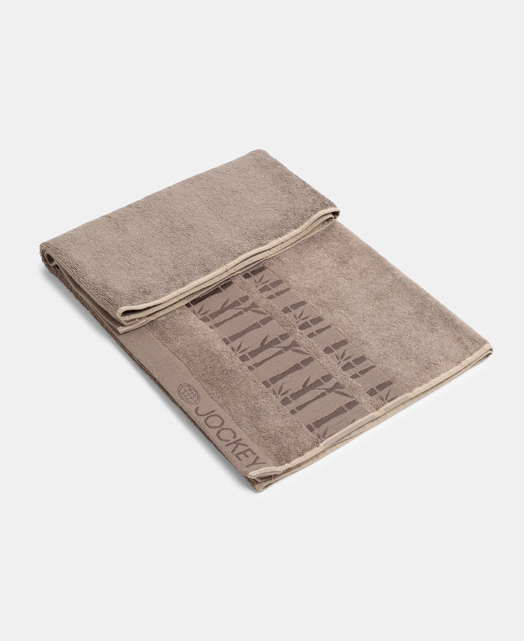 Bamboo Cotton Blend Terry Ultrasoft and Durable Bath Towel with Natural StayFresh Properties - Desert Taupe - Image 2