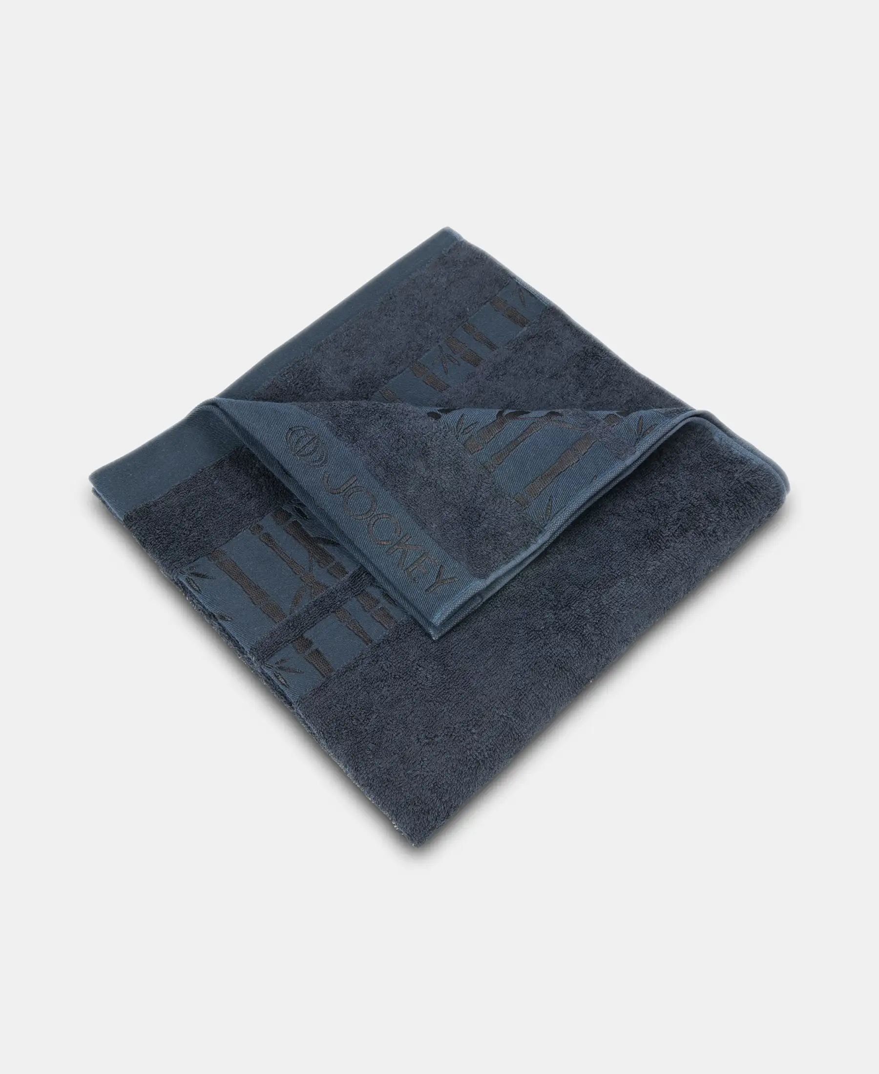 Bamboo Cotton Blend Terry Ultrasoft and Durable Bath Towel with Natural StayFresh Properties - Navy - Image 2