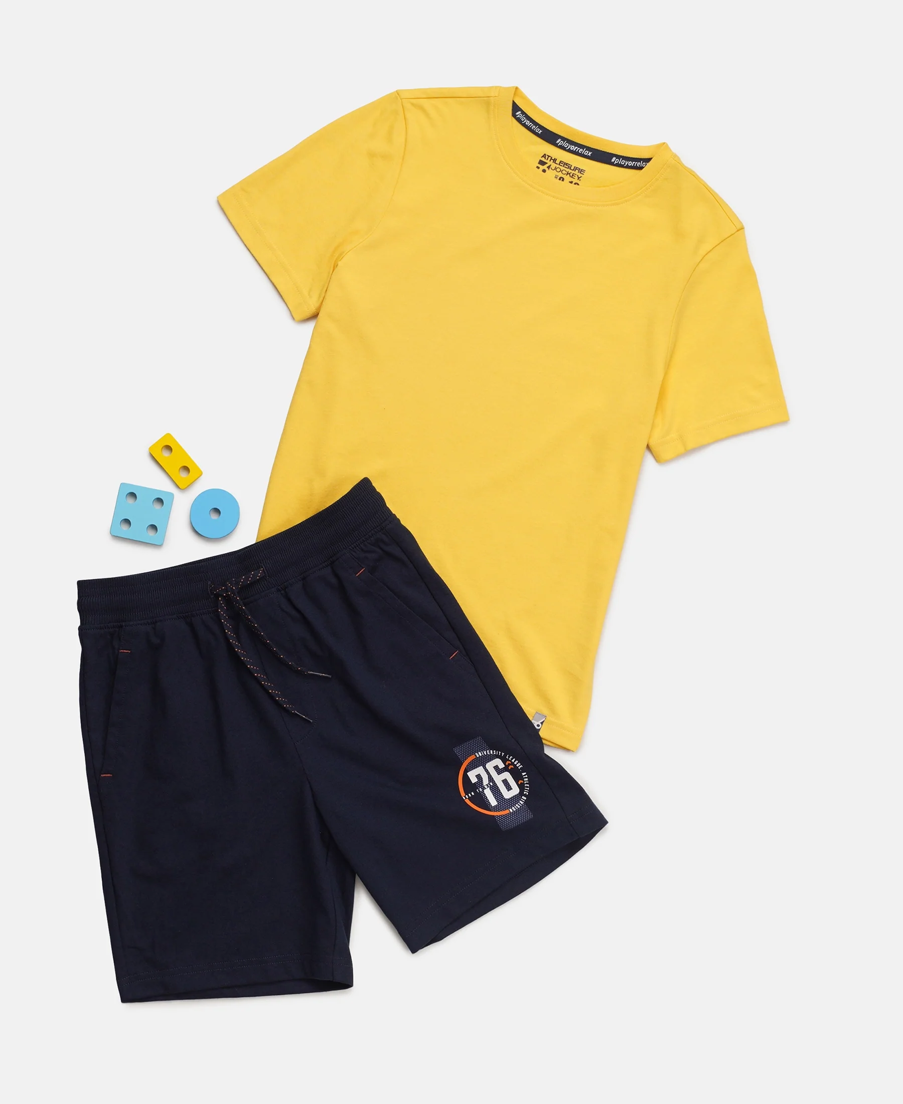 Boy's Super Combed Cotton Round Neck Half Sleeve T-Shirt - Beach Ball - Image 4