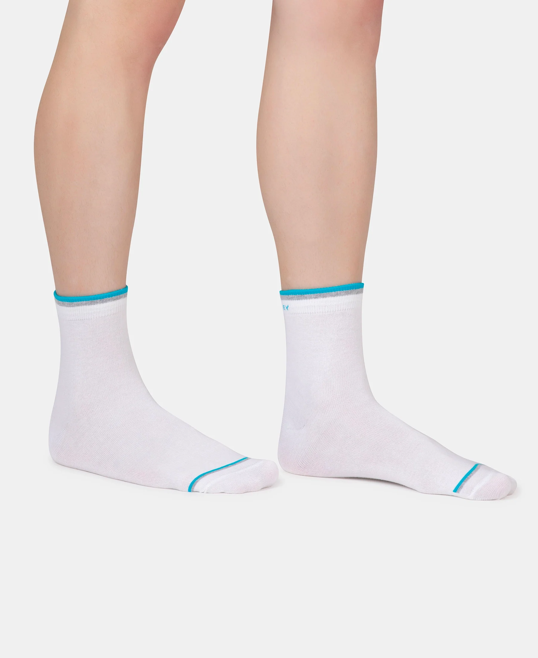 Compact Cotton Elastane Stretch Low Show Socks With StayFresh Treatment - New White (Pack of 2) - Image 9