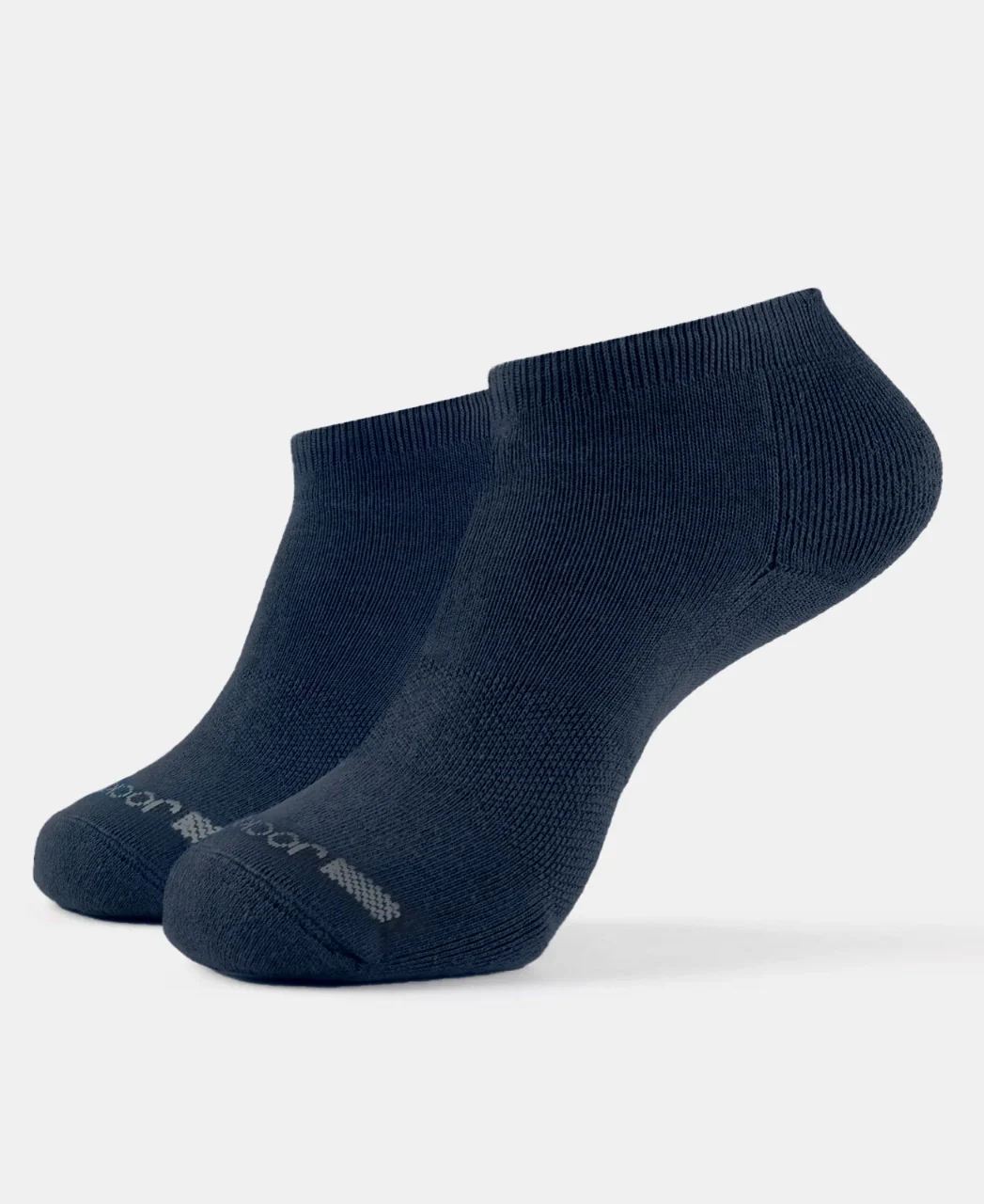 Compact Cotton Elastane Stretch Low Show Socks with StayFresh Treatment - Navy (Pack of 2) - Image 5