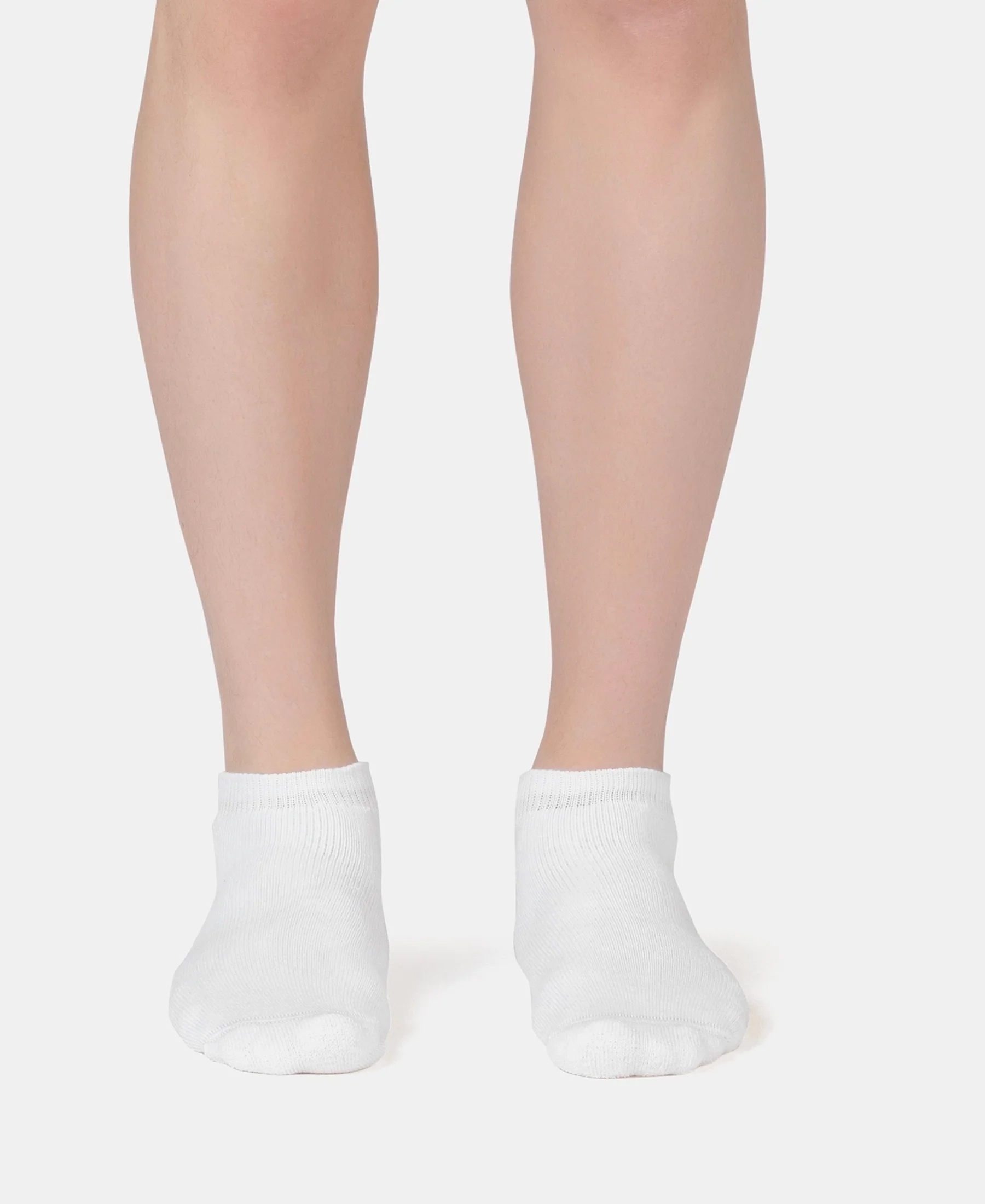 Compact Cotton Terry Low Show Socks with StayFresh Treatment - White, Mid Grey Melange & Stellar (Pack of 3) - Image 11