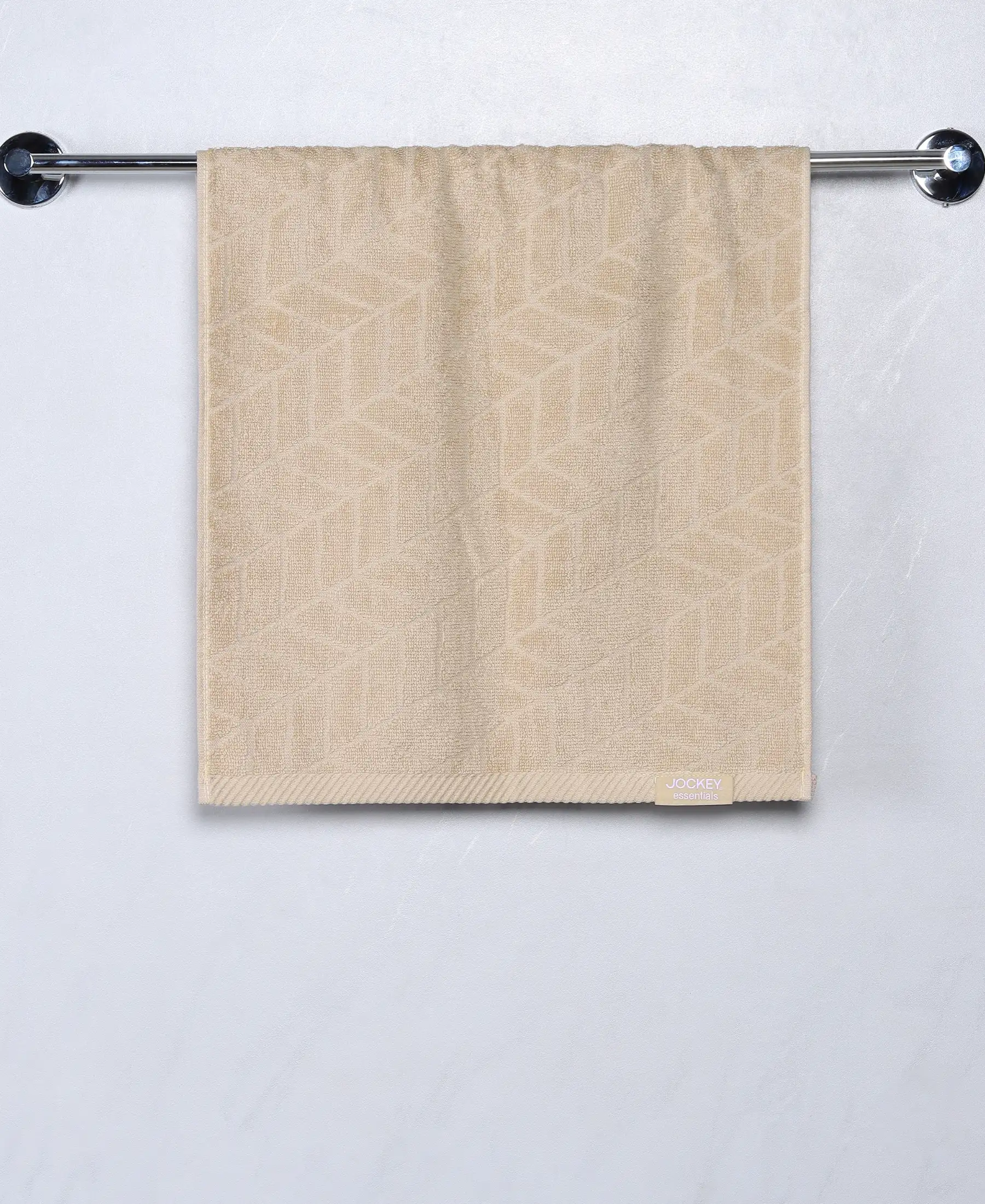 Cotton Terry Ultrasoft and Durable Patterned Hand Towel - Nomad (Pack of 2) - Image 2