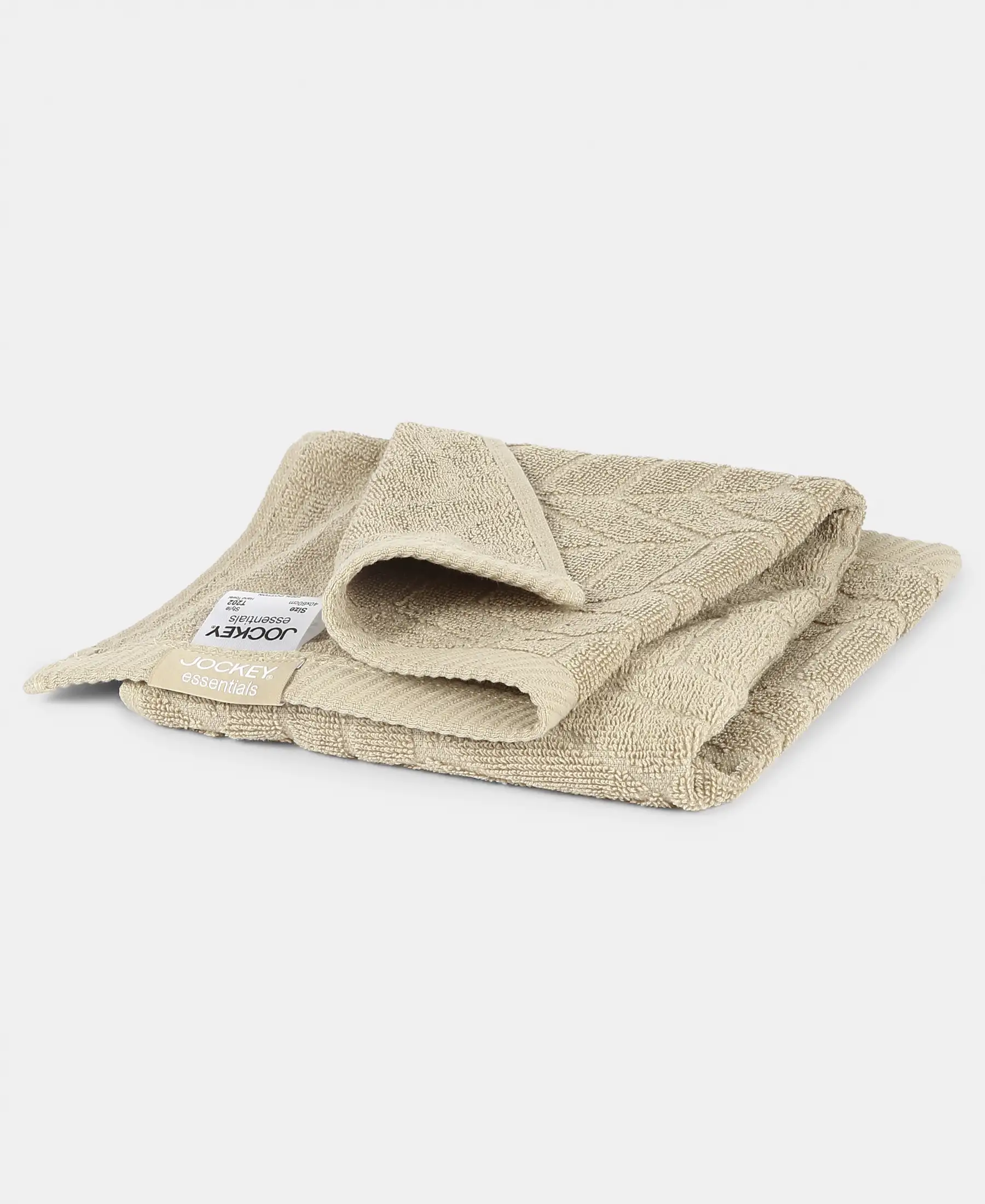 Cotton Terry Ultrasoft and Durable Patterned Hand Towel - Nomad (Pack of 2) - Image 4