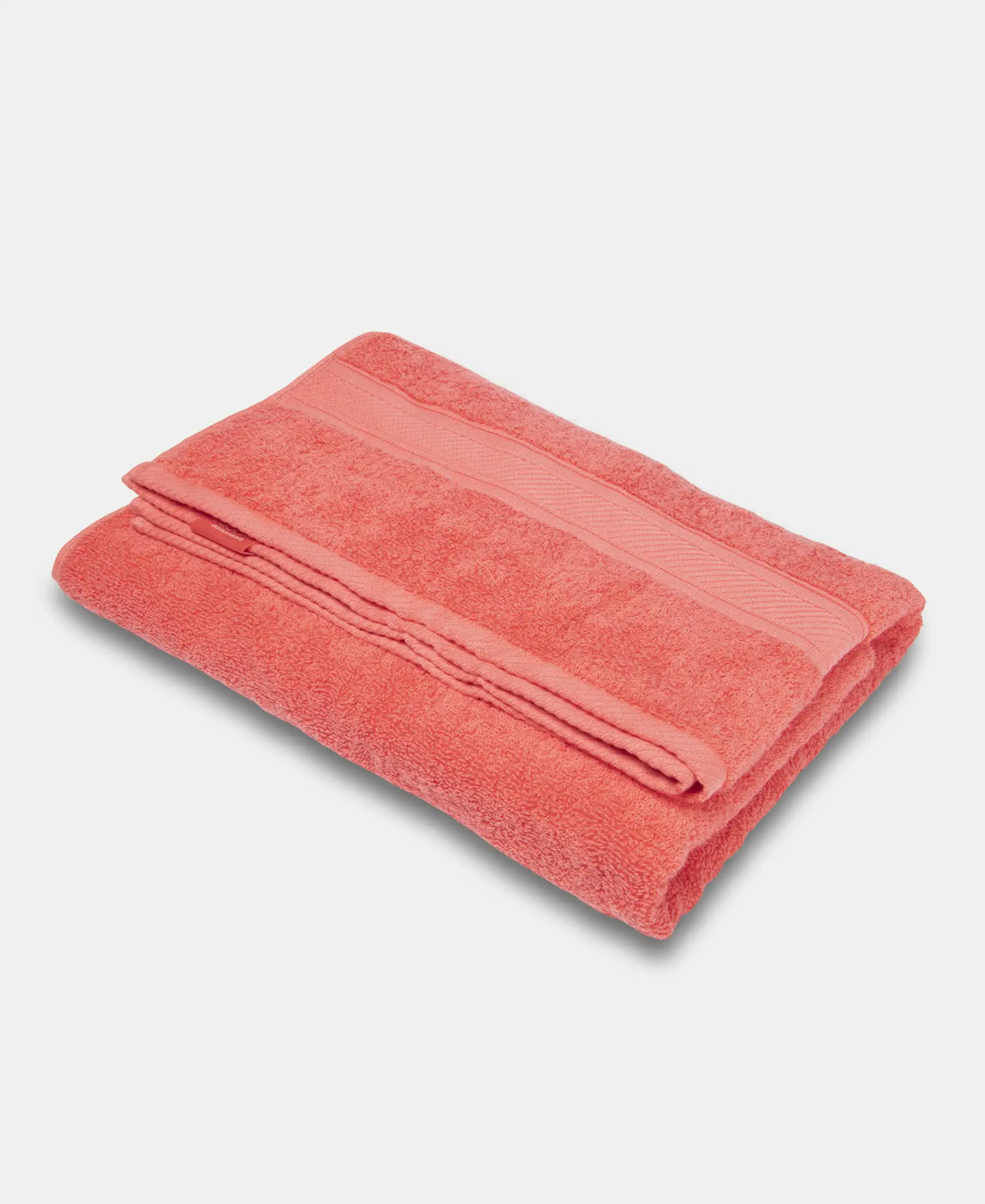 Cotton Terry Ultrasoft and Durable Solid Bath Towel - Coral