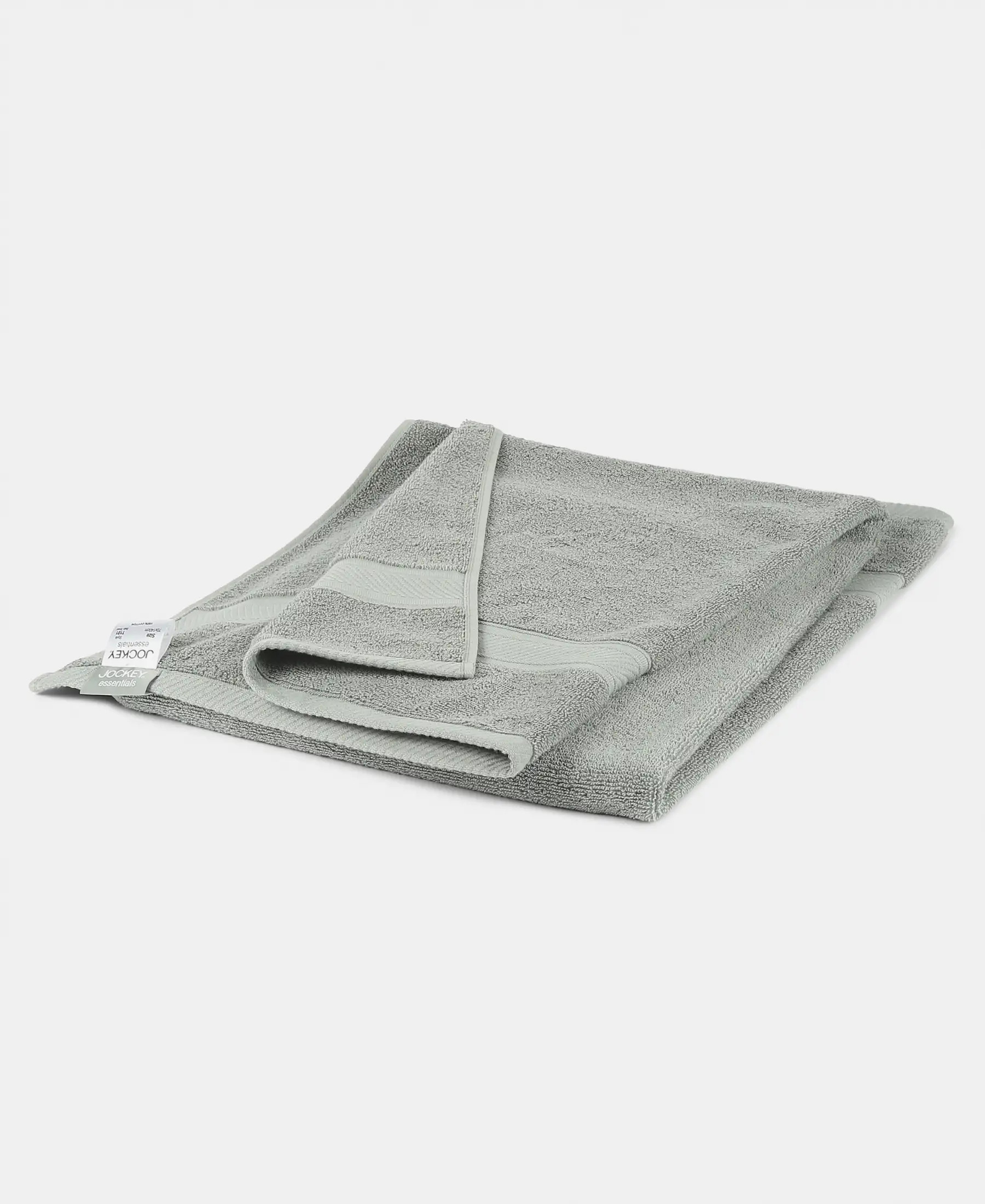 Cotton Terry Ultrasoft and Durable Solid Bath Towel - Sage - Image 3