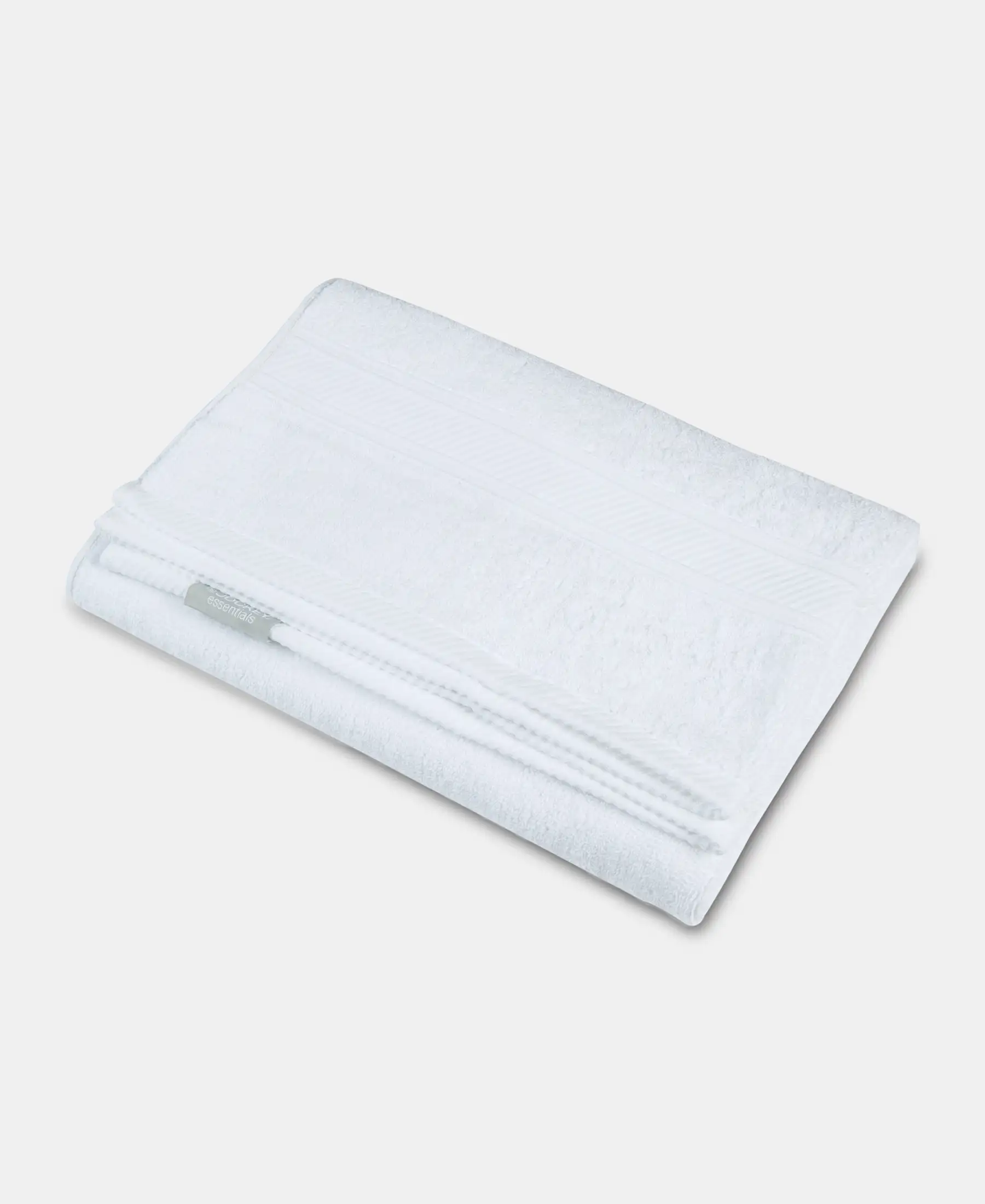 Cotton Terry Ultrasoft and Durable Solid Bath Towel - White