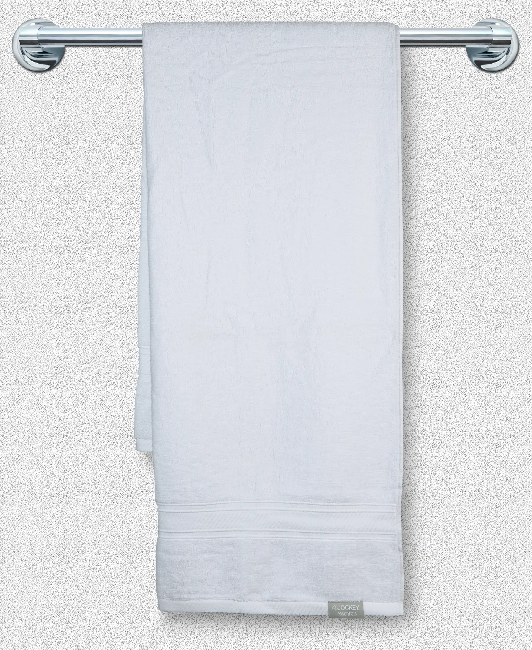 Cotton Terry Ultrasoft and Durable Solid Bath Towel - White - Image 3