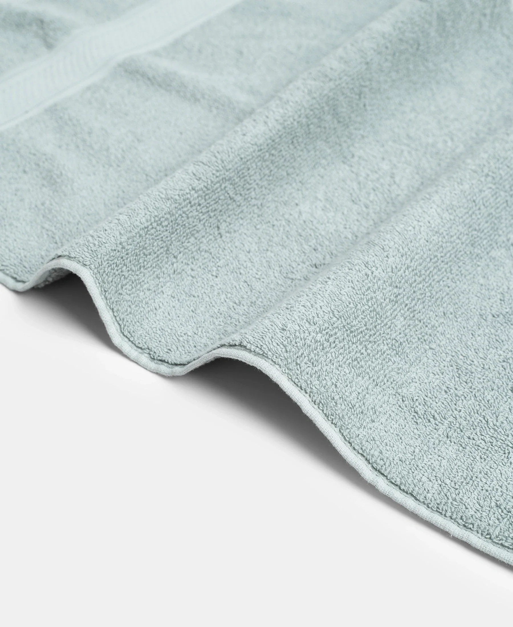 Cotton Terry Ultrasoft and Durable Solid Hand Towel - Sage (Pack of 2) - Image 3