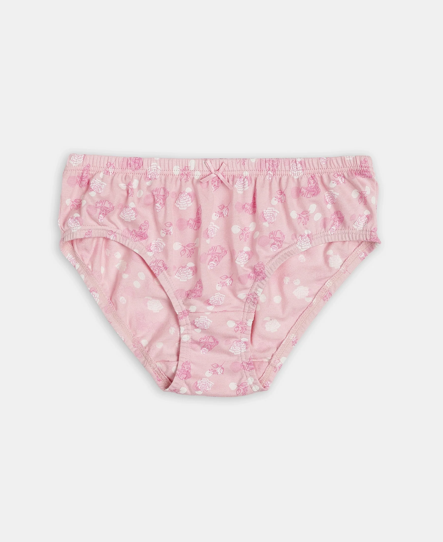 Disney Princess Collection Super Combed Cotton Printed Panty with Concealed Waistband - Fairy Tale, Lemon Meringue & Aqua Sky (Pack of 3) - Image 7