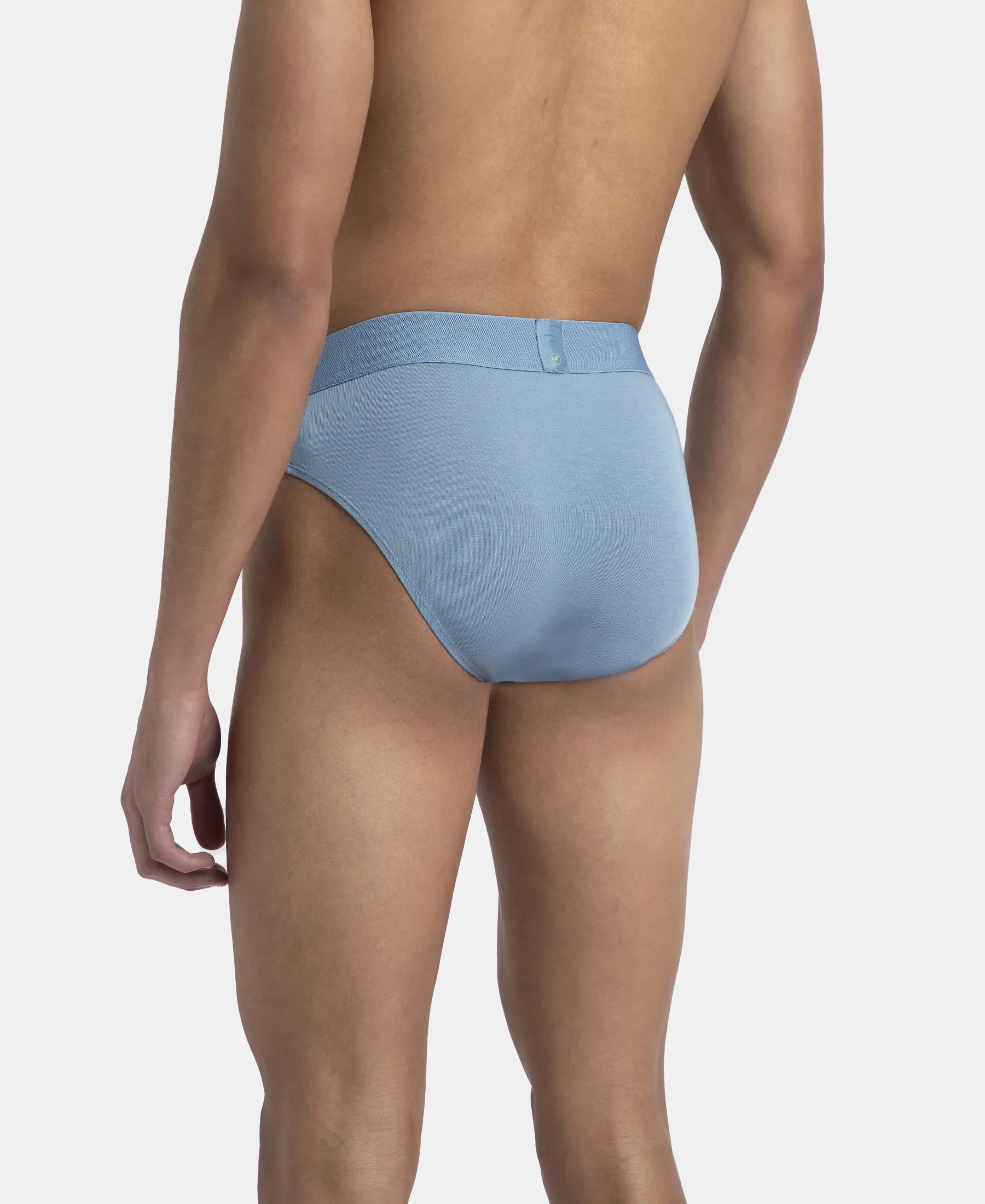 Environment Friendly Tencel Lyocell Fiber Brief With Natural Stayfresh Properties - Blue Shadow - Image 3