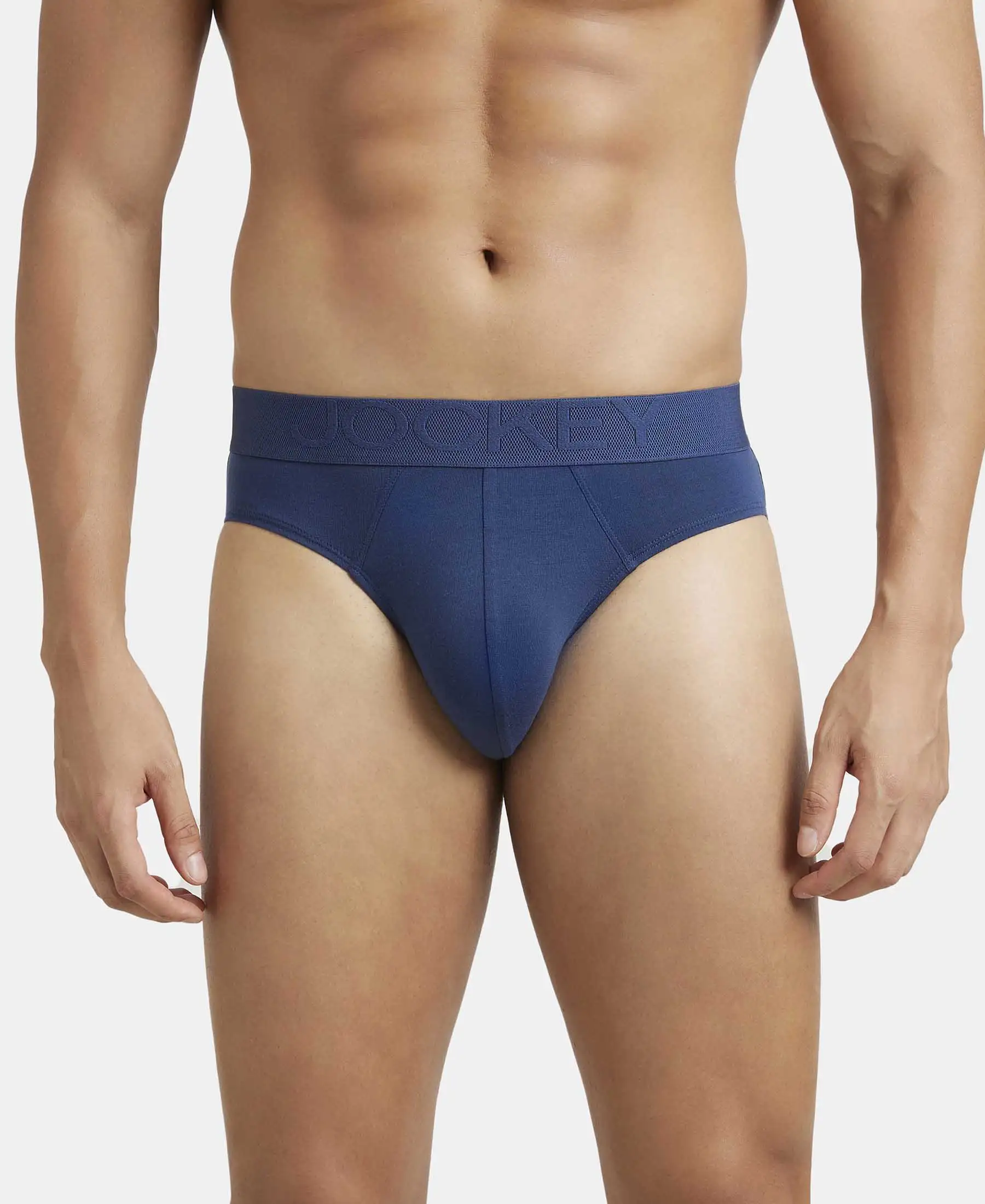 Environment Friendly Tencel Lyocell Fiber Brief With Natural Stayfresh Properties - Insignia Blue