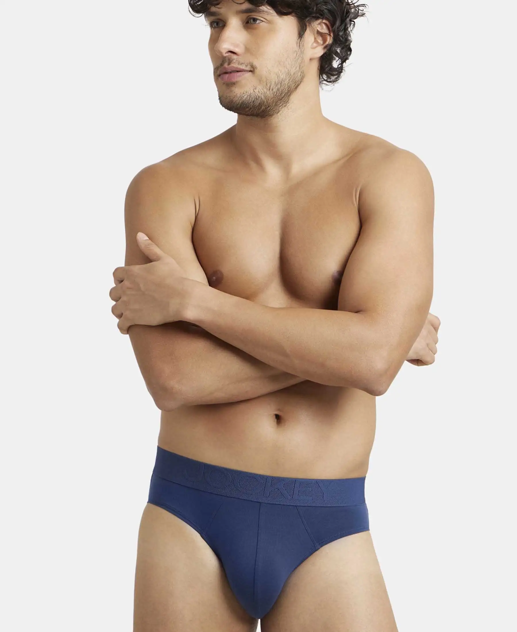 Environment Friendly Tencel Lyocell Fiber Brief With Natural Stayfresh Properties - Insignia Blue - Image 5