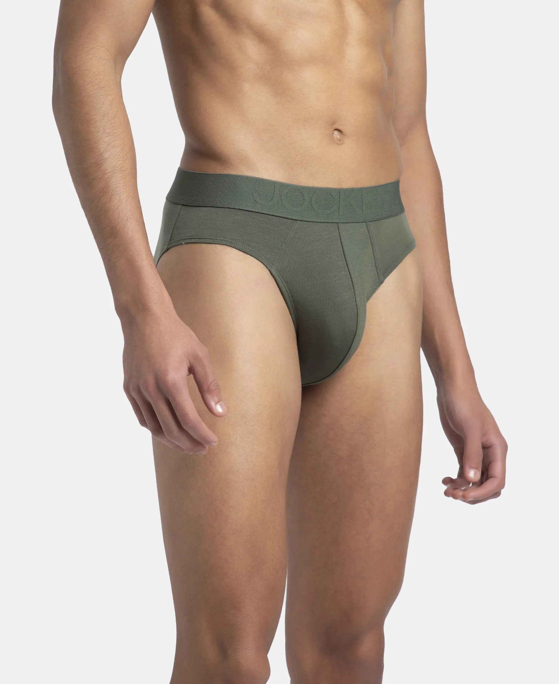 Environment Friendly Tencel Lyocell Fiber Brief With Natural Stayfresh Properties - Thyme - Image 2