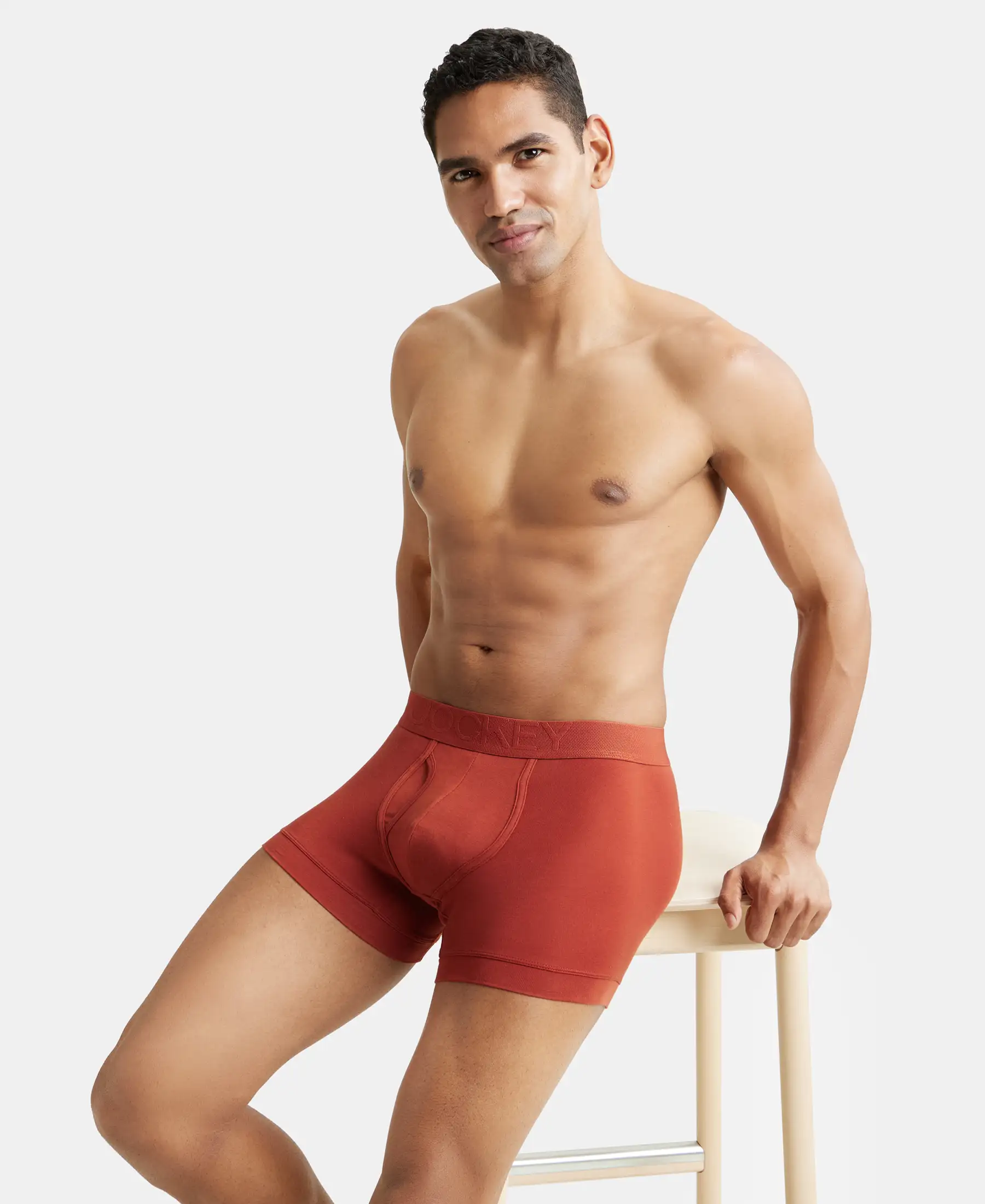 Environment Friendly Tencel Lyocell Fiber Trunk with Natural StayFresh Properties - Burnt Henna - Image 6