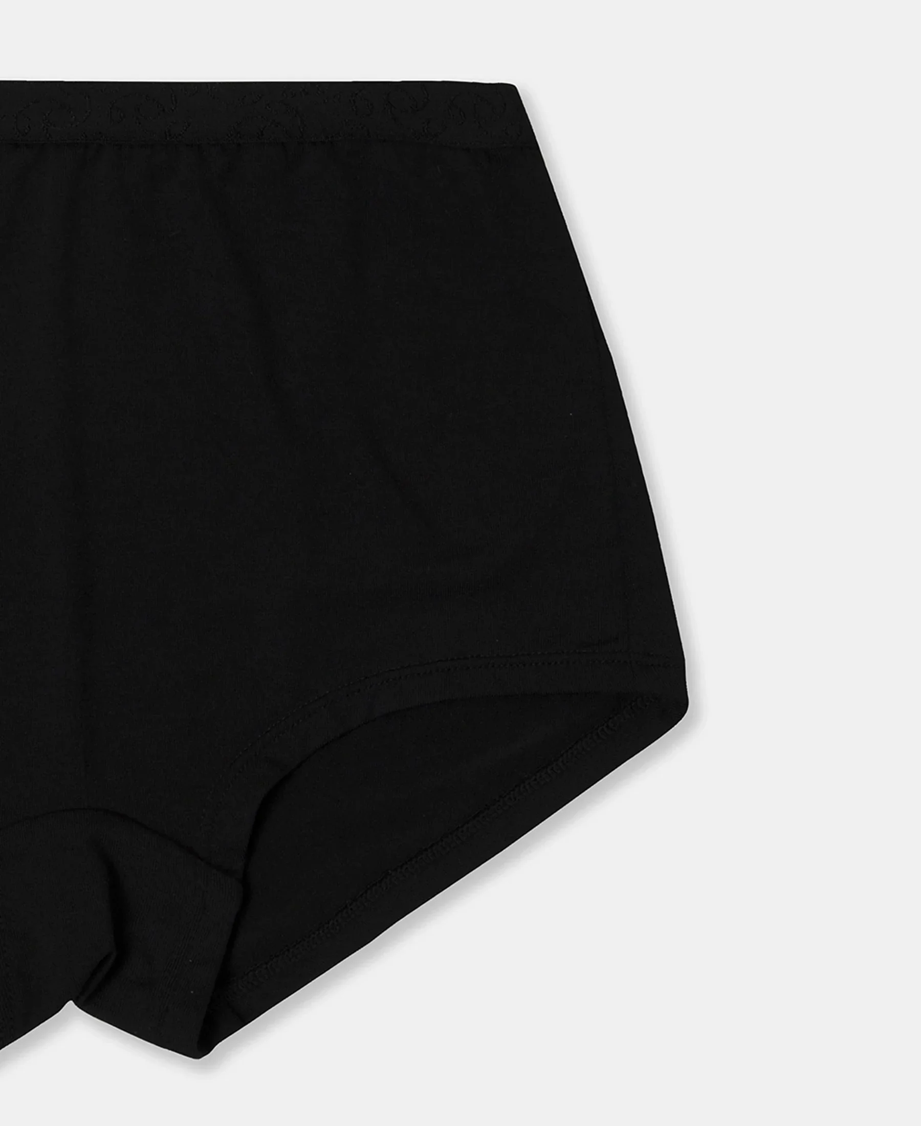 Full Coverage Micro Modal Elastane Stretch Boy Shorts with StayFresh Treatment - Black - Image 8