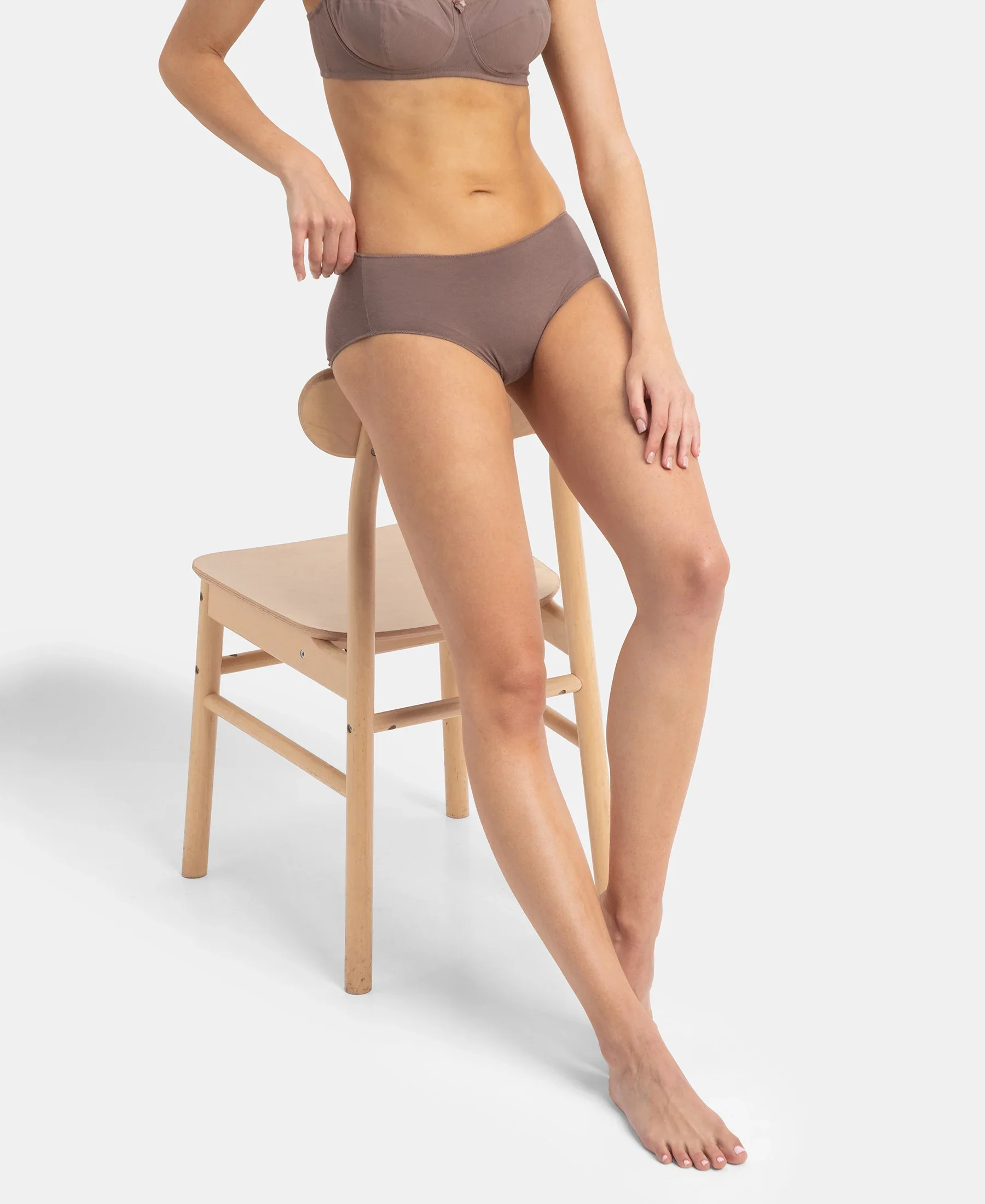 High Coverage Micro Modal Elastane Stretch Hipster With Ultrasoft Concealed Waistband - Cashmere Rose & Deep Taupe (Pack of 2) - Image 12
