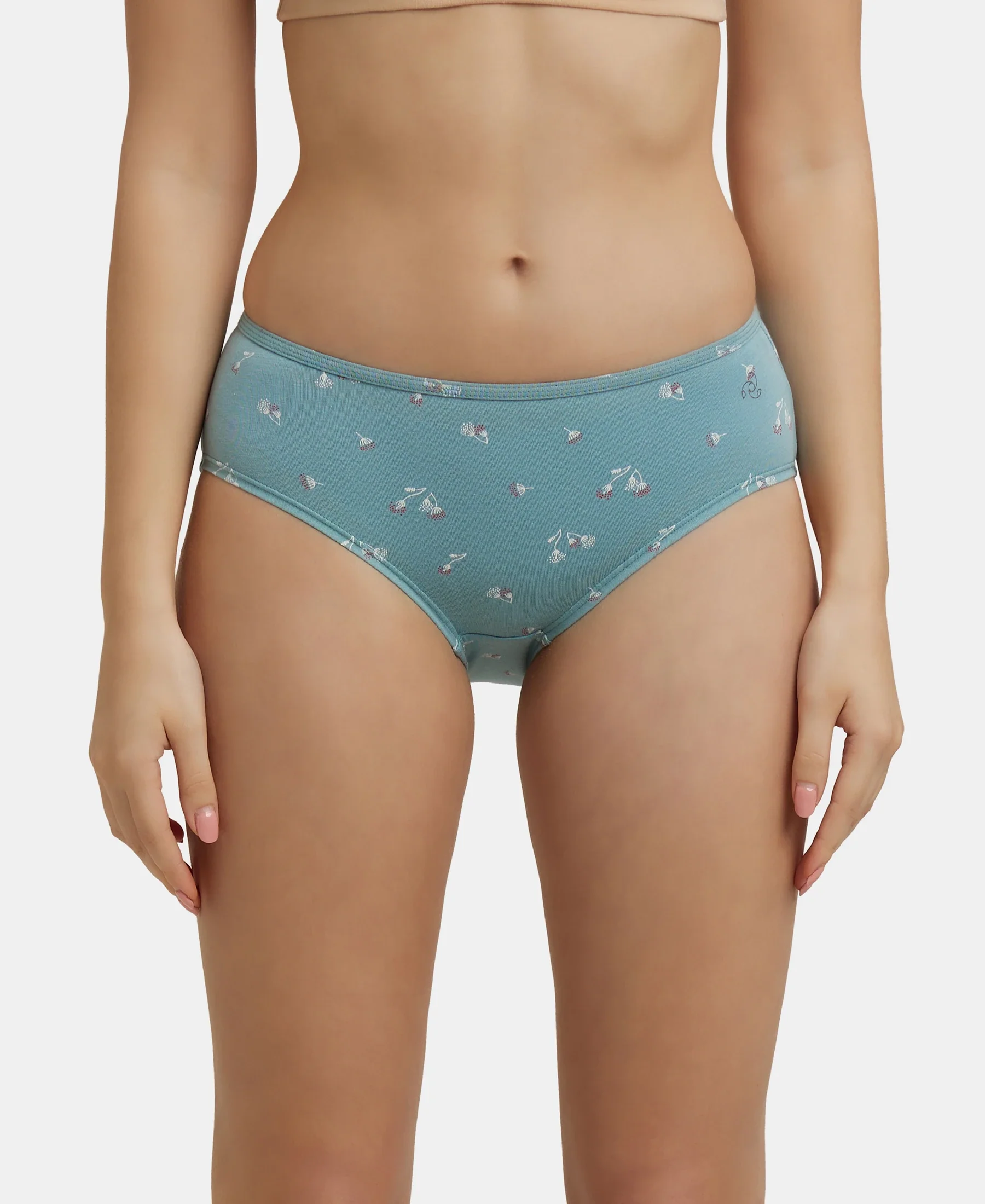 High Coverage Super Combed Cotton Elastane Stretch Hipster With Concealed Waistband and StayFresh Treatment - Assorted Prints (Pack of 2) - Image 7
