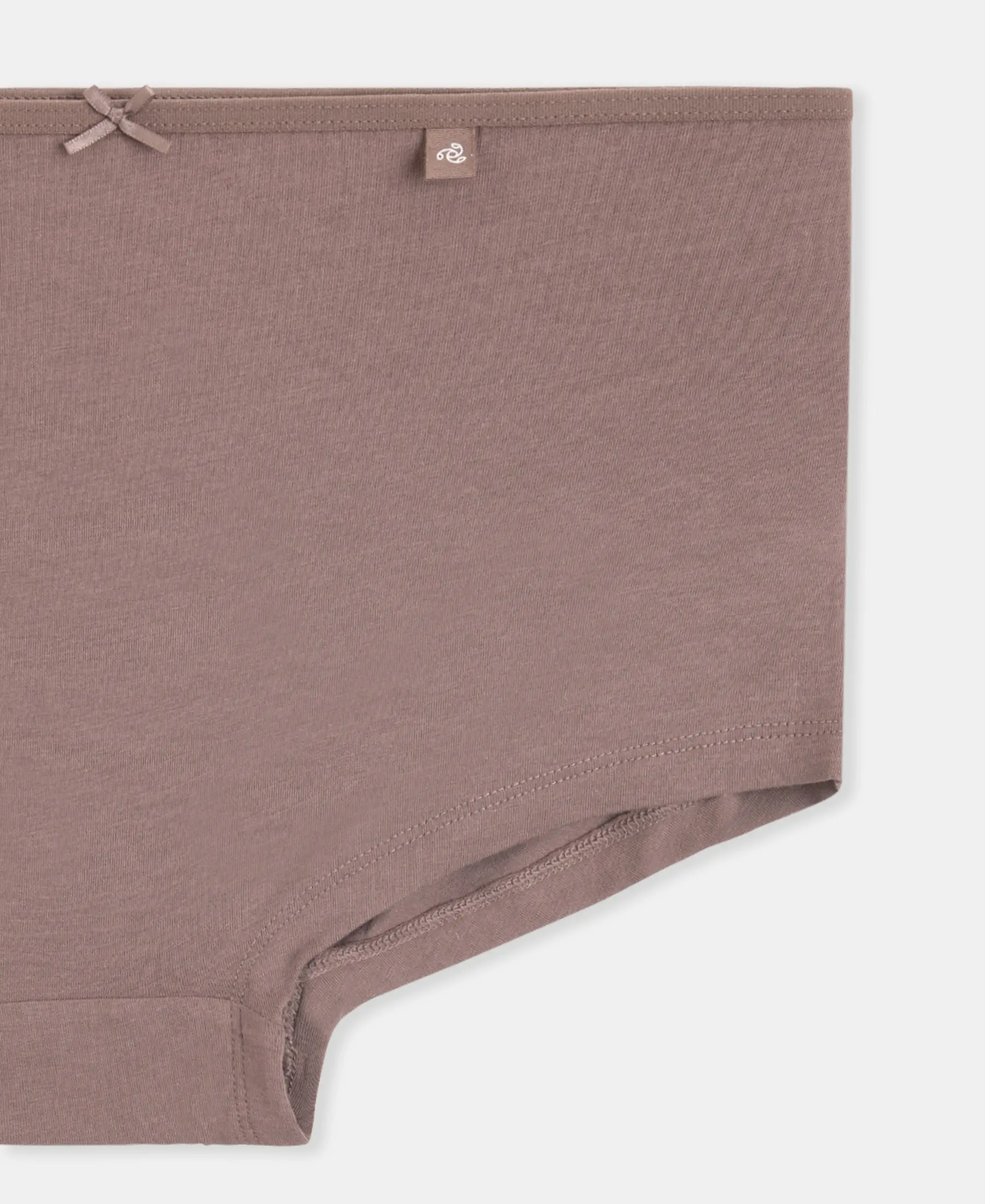 High Coverage Super Combed Cotton Elastane Stretch Boy Leg With Concealed Waistband and StayFresh Treatment - Deep Taupe - Image 8