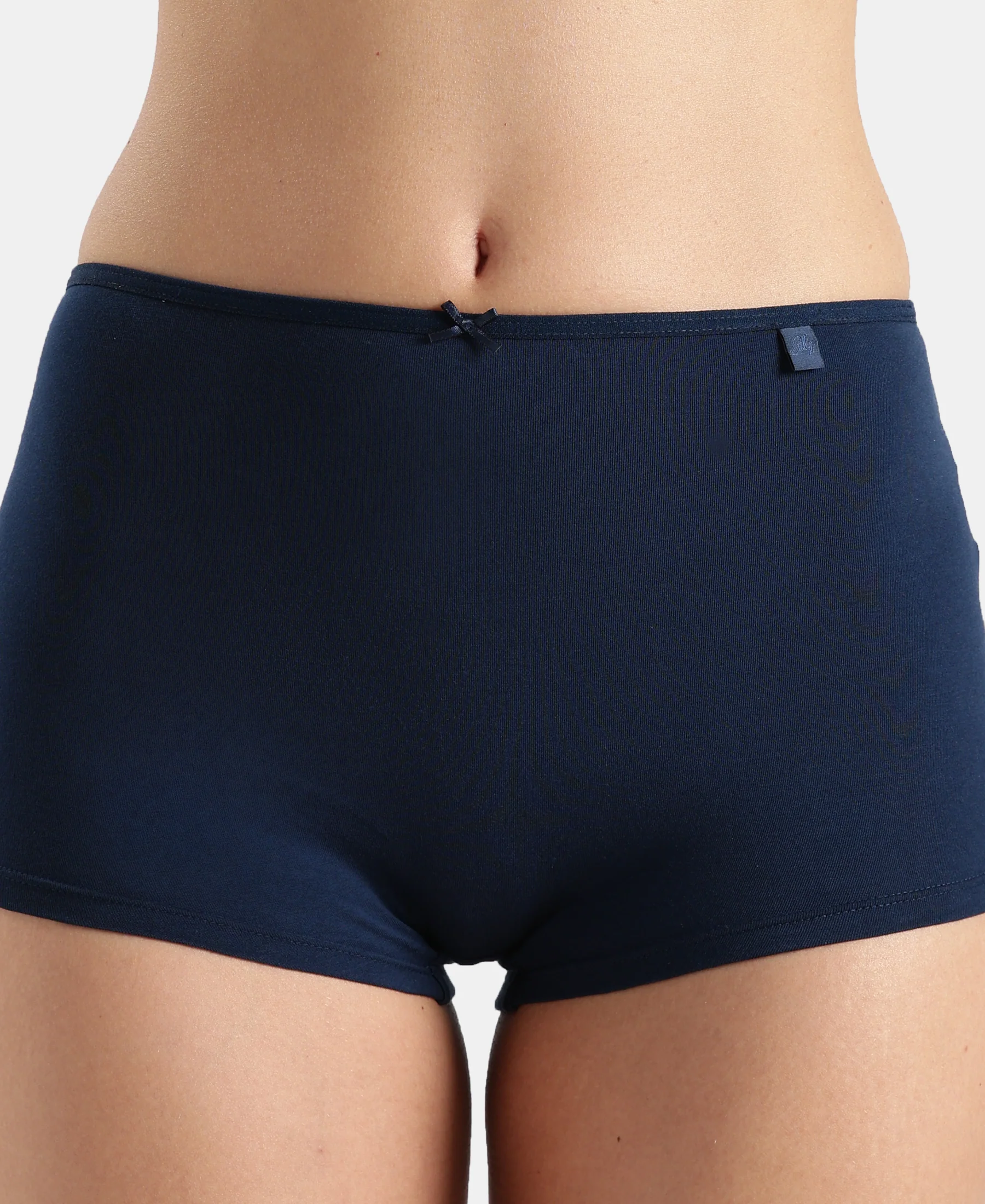 High Coverage Super Combed Cotton Elastane Stretch Boy Leg With Concealed Waistband and StayFresh Treatment - Pageant Blue - Image 7