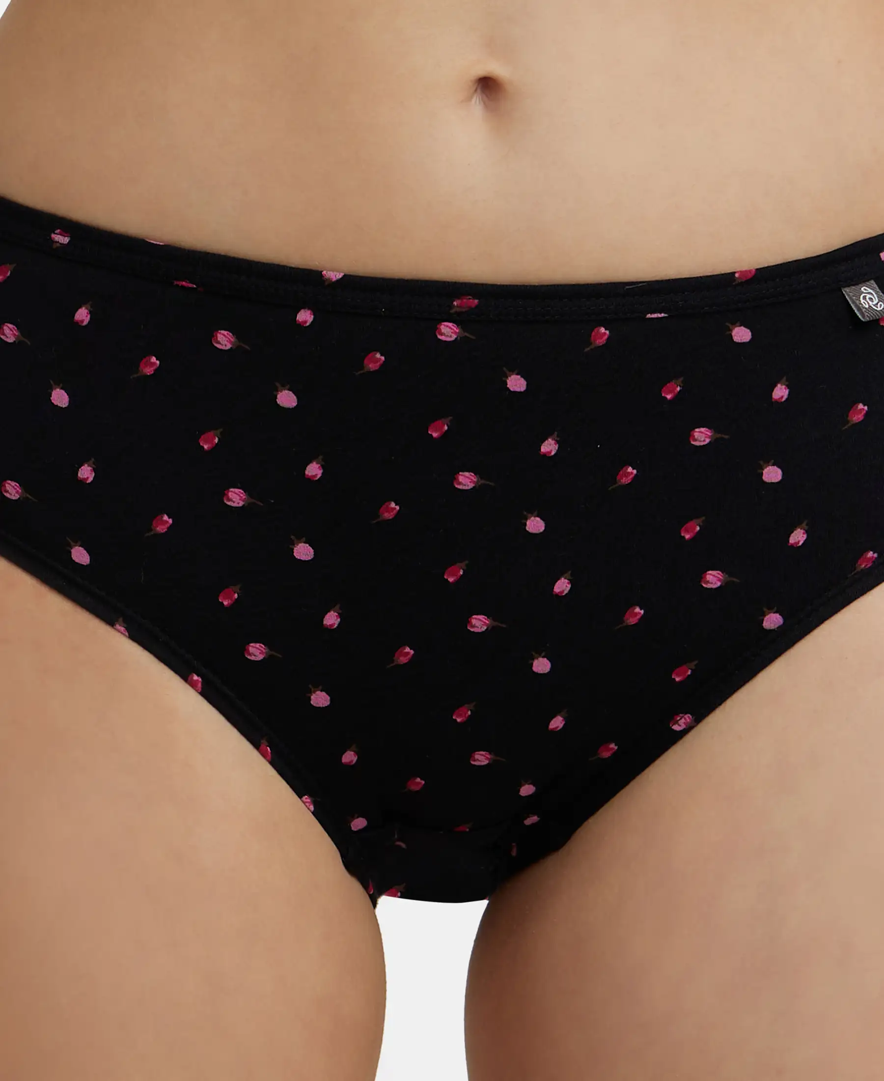 High Coverage Super Combed Cotton Hipster With Concealed Waistband and StayFresh Treatment - Dark Prints (Pack of 3) - Image 6