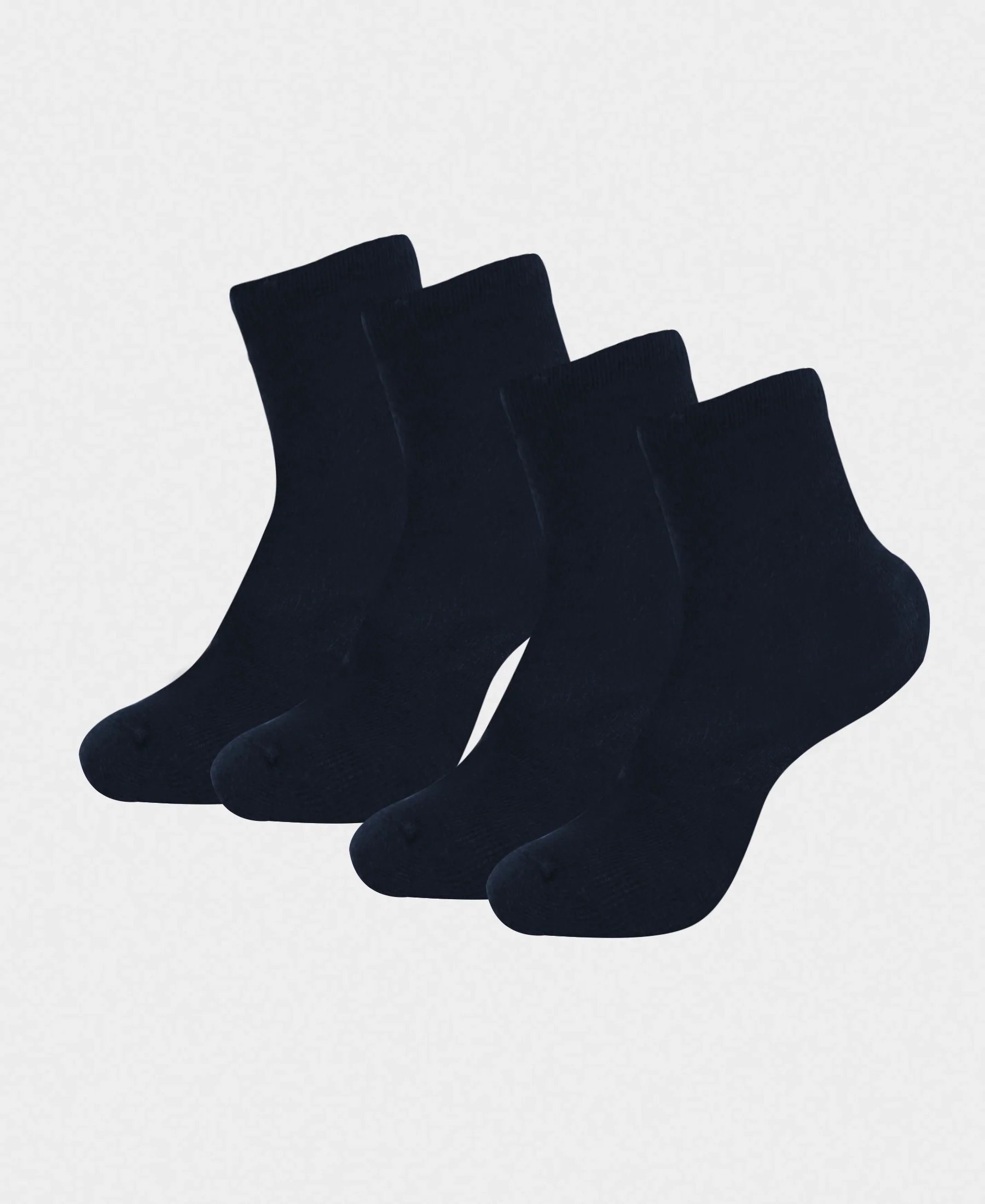 Kid's Compact Cotton Stretch Solid Ankle Length Socks With StayFresh Treatment - Navy (Pack of 2) - Image 5