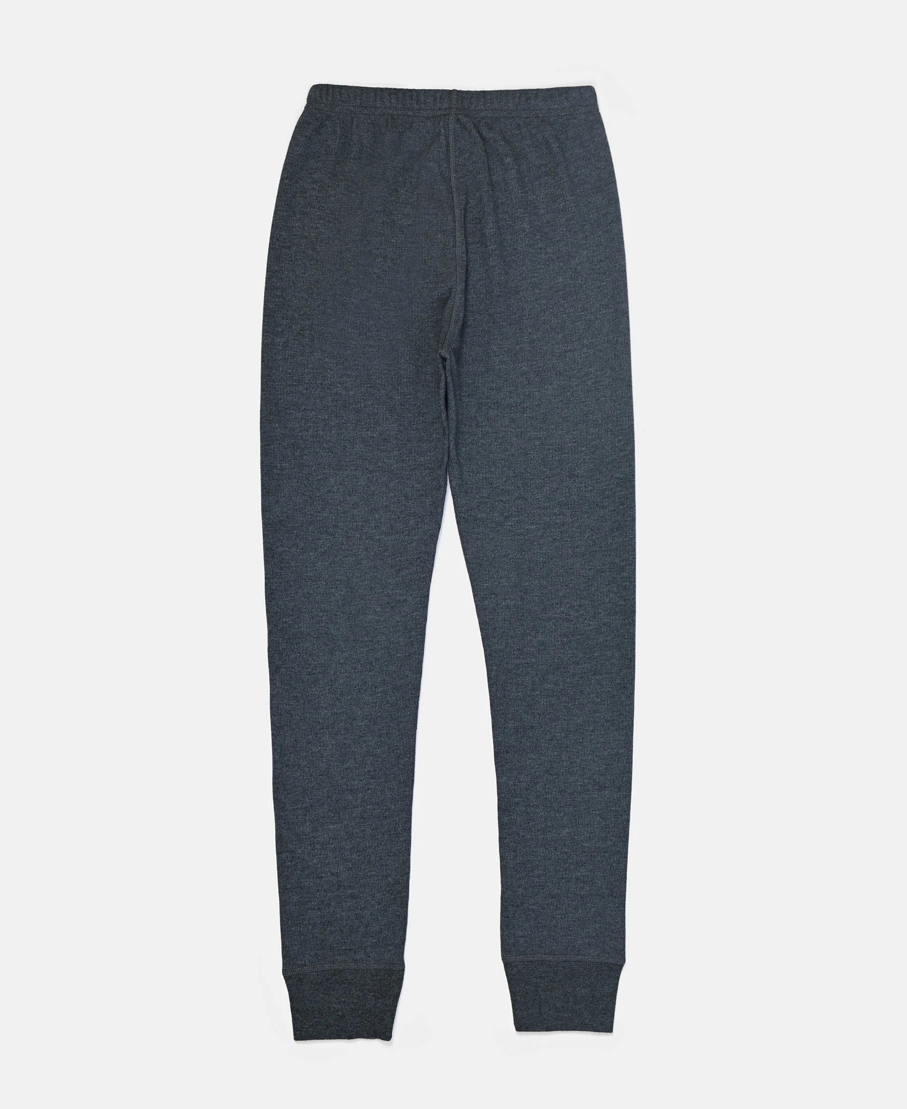 Super Warm Kid's Super Combed Cotton Rich Brushed Thermal Long John with StayWarm Treatment - Charcoal Melange - Image 2