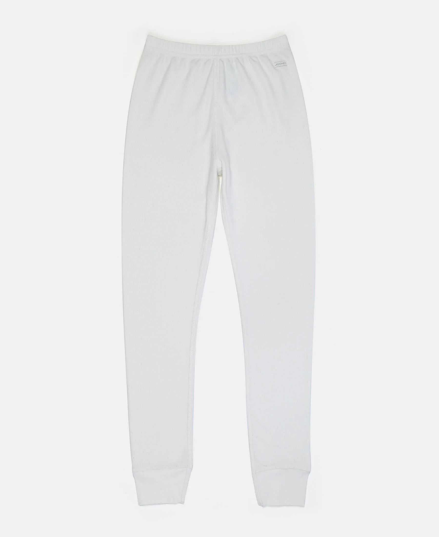 Super Warm Kid's Super Combed Cotton Rich Brushed Thermal Long John with StayWarm Treatment - Off White