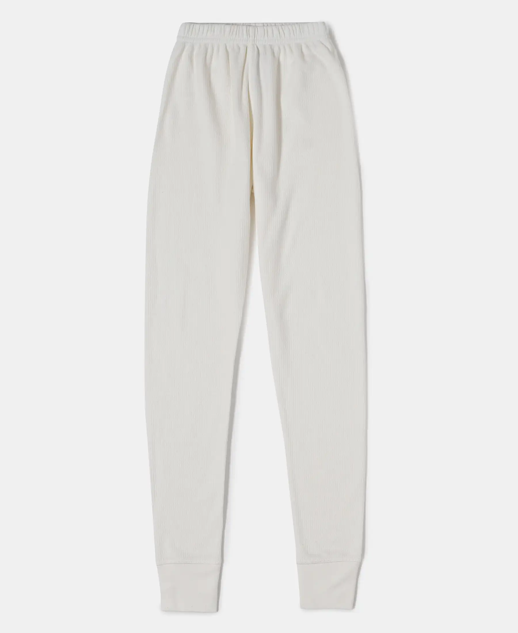 Extra Warmth Kid's Super Combed Cotton Rich Thermal Long John with StayWarm Treatment - Off White
