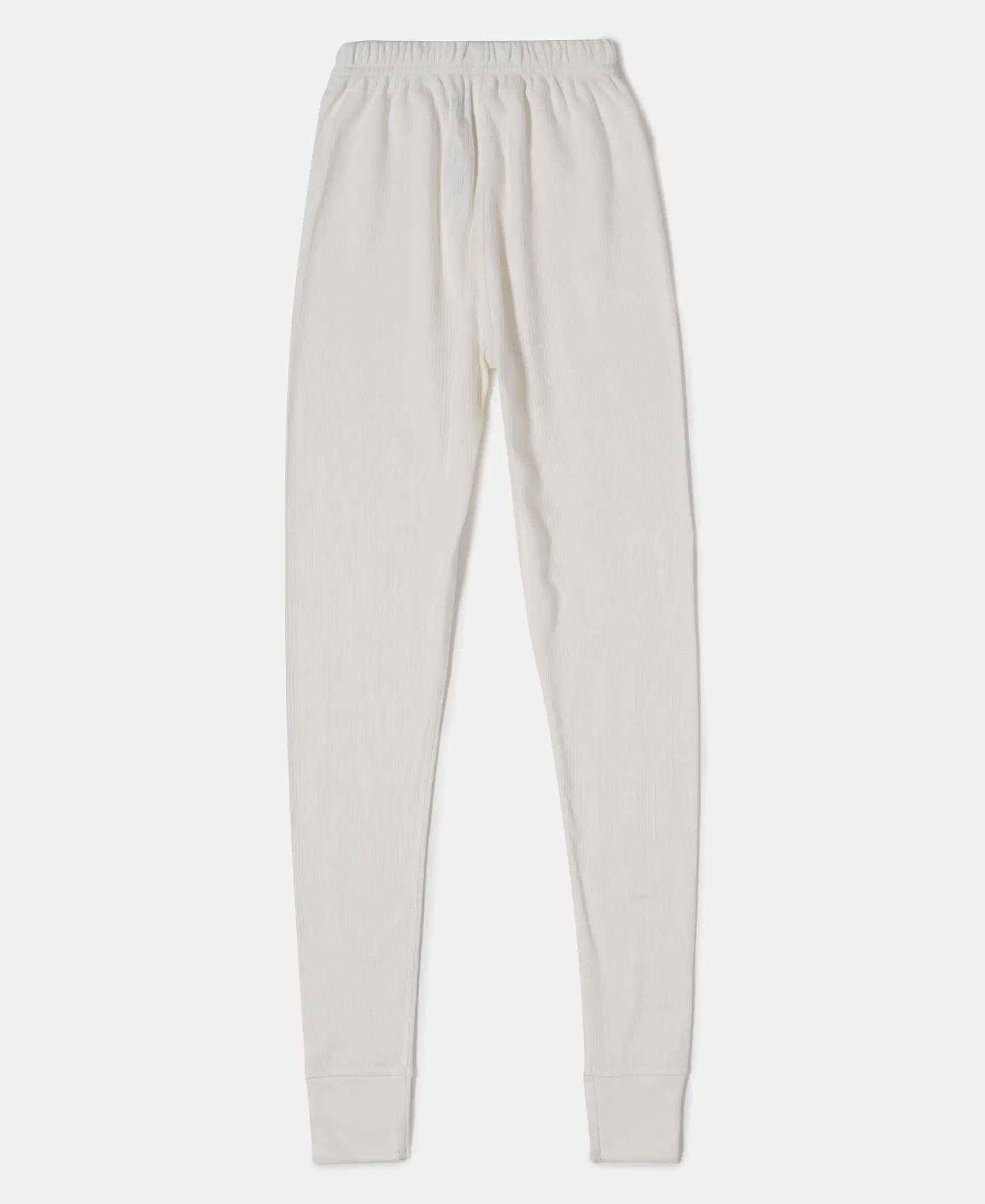Extra Warmth Kid's Super Combed Cotton Rich Thermal Long John with StayWarm Treatment - Off White - Image 2