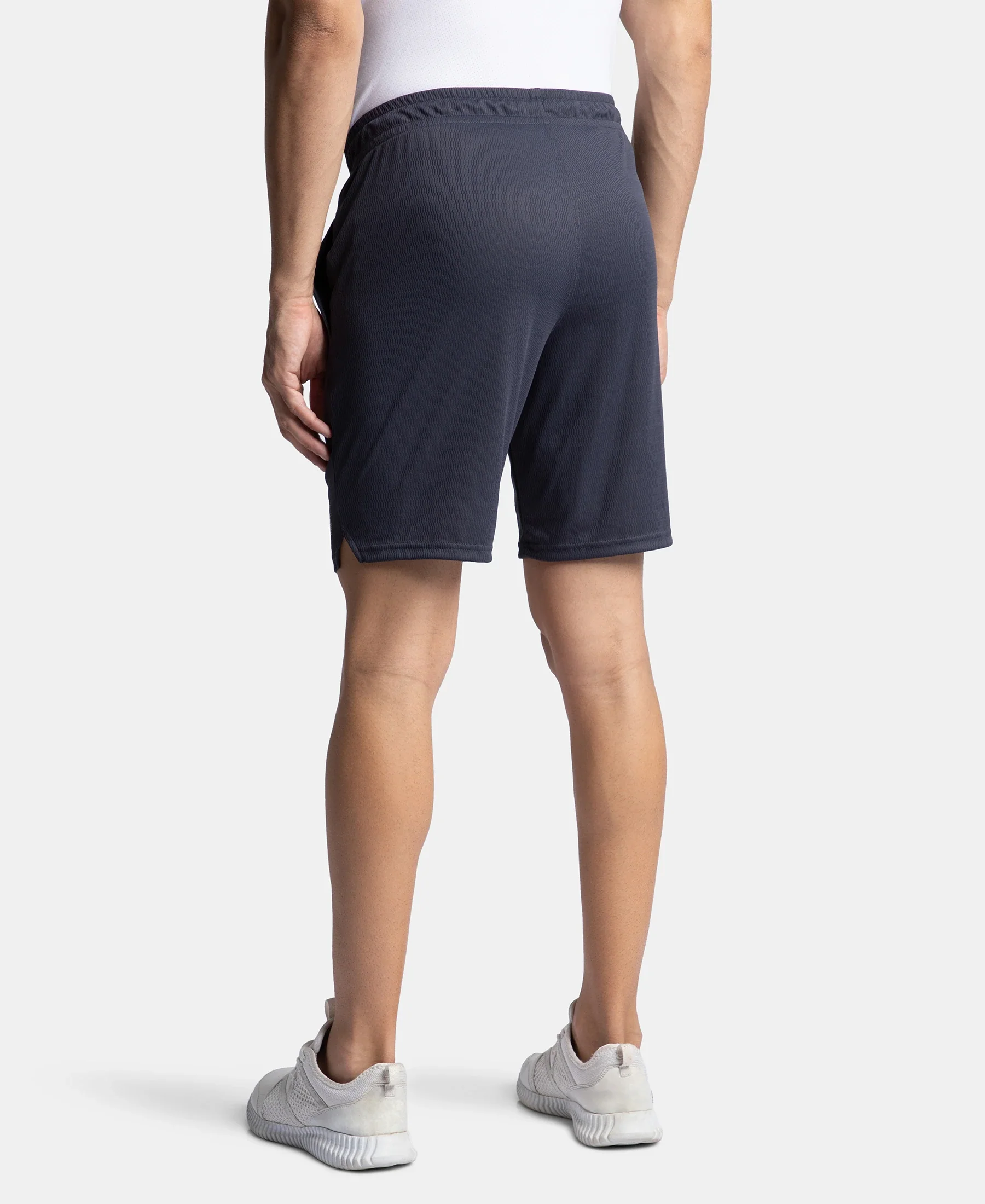 Lightweight and Breathable Microfiber Shorts with StayFresh Treatment - Graphite - Image 3