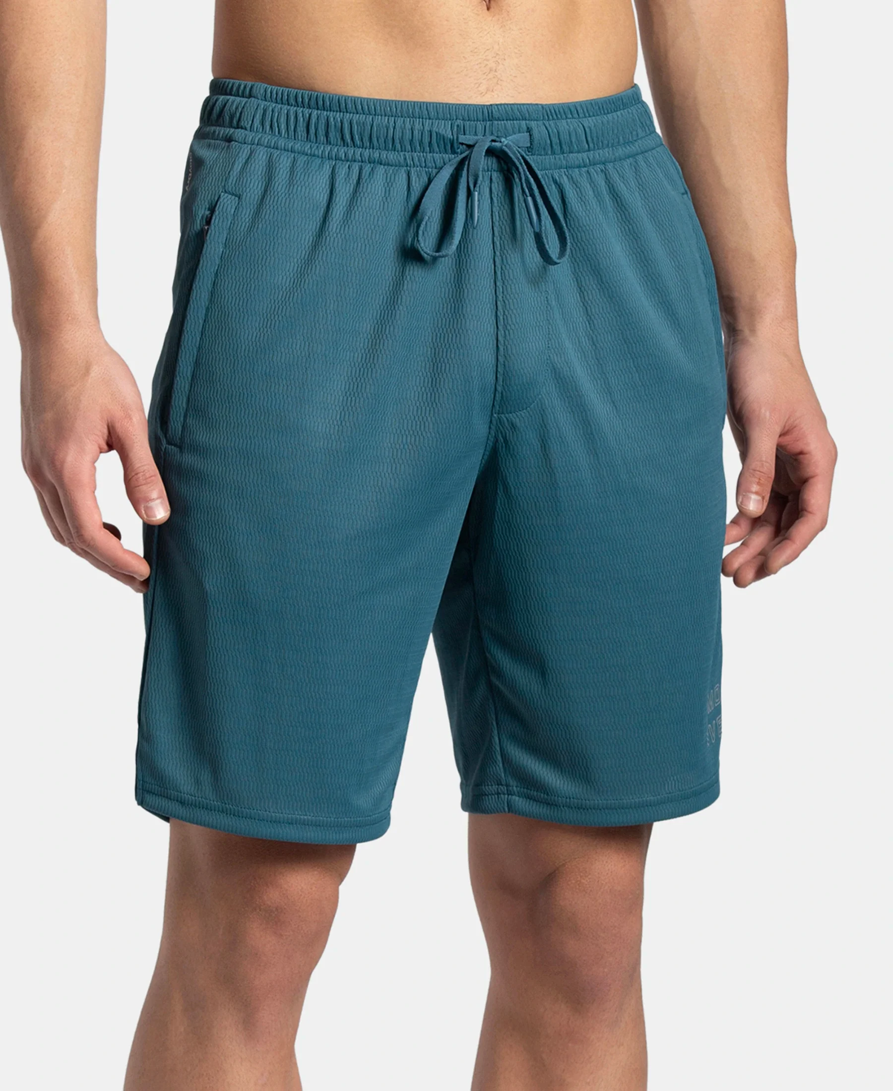 Lightweight and Breathable Microfiber Shorts with StayFresh Treatment - Indian Teal - Image 2