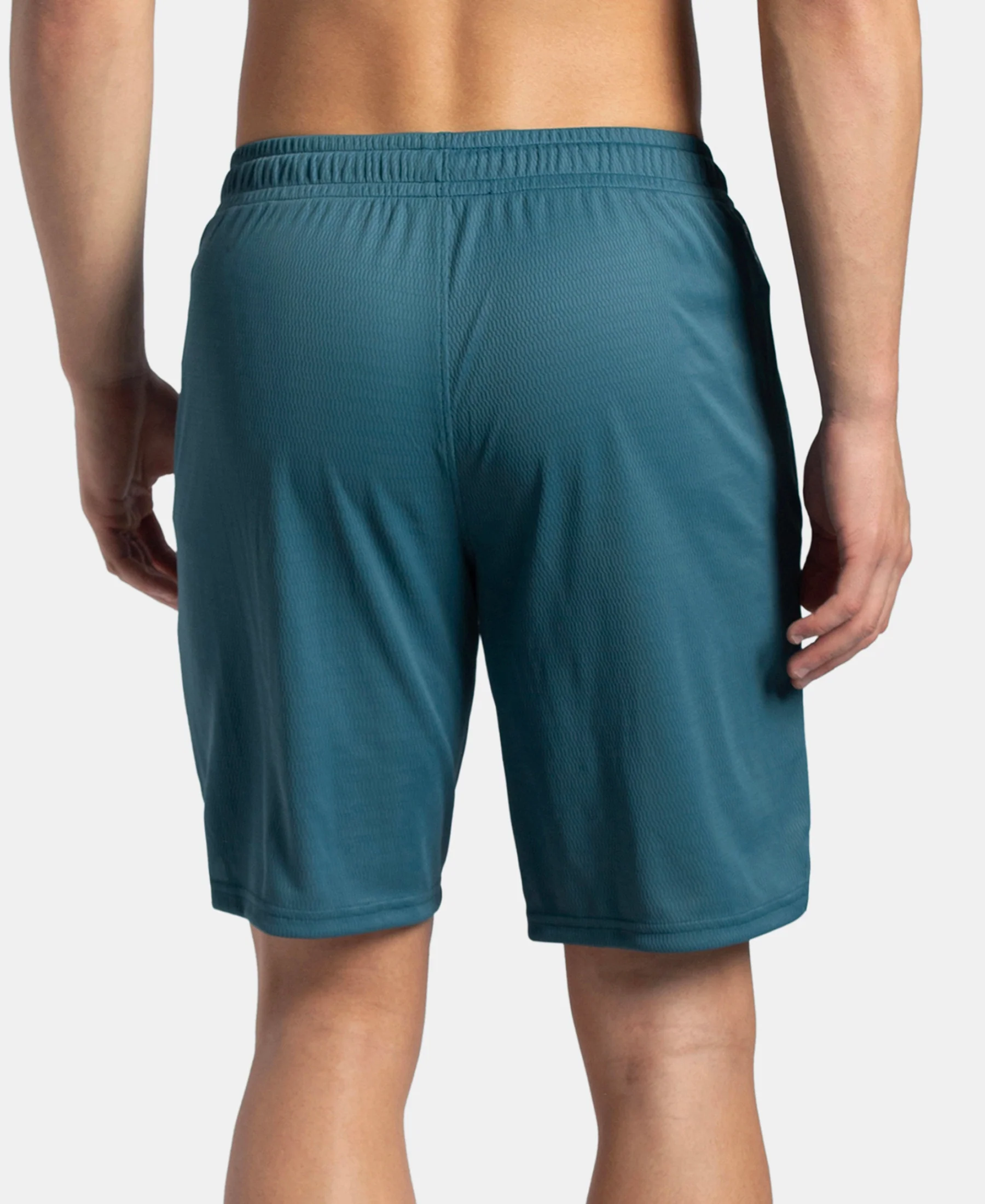 Lightweight and Breathable Microfiber Shorts with StayFresh Treatment - Indian Teal - Image 3
