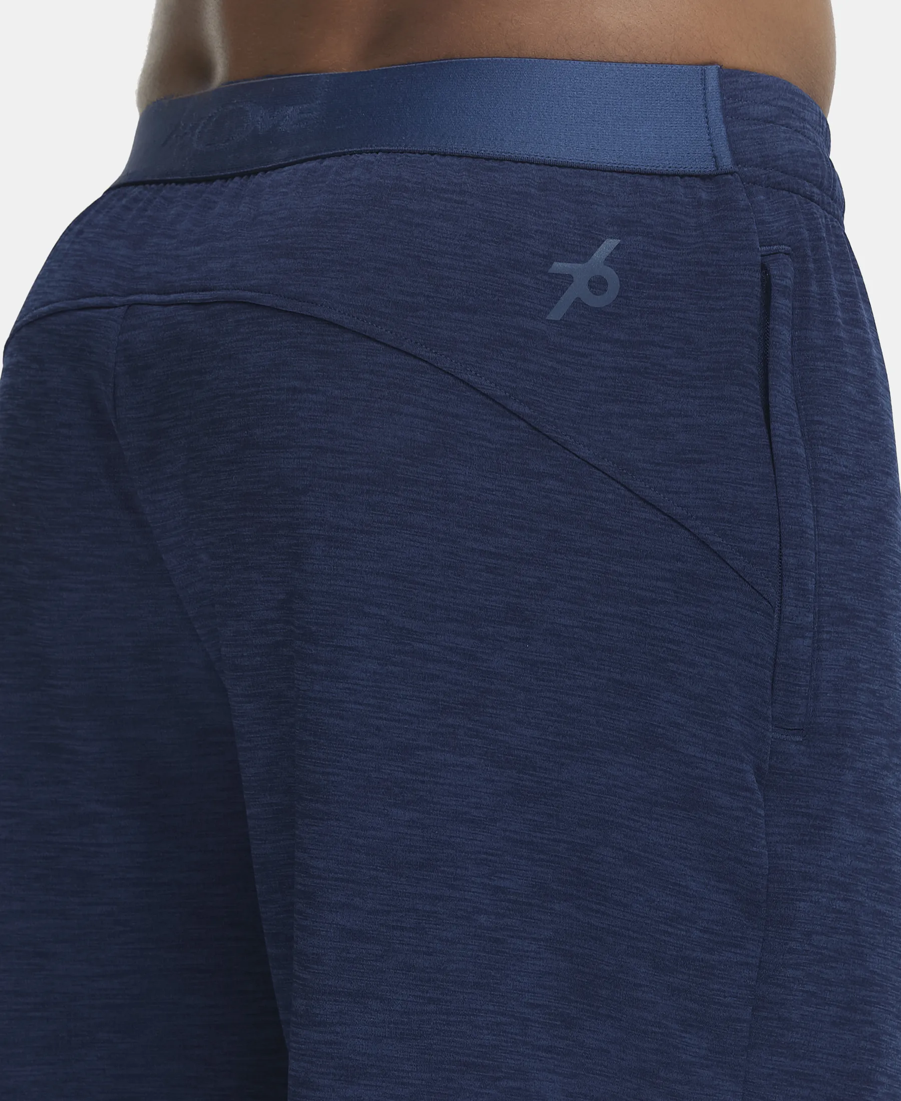 Lightweight Microfiber Shorts with Zipper Pockets and StayFresh Treatment - Navy - Image 7