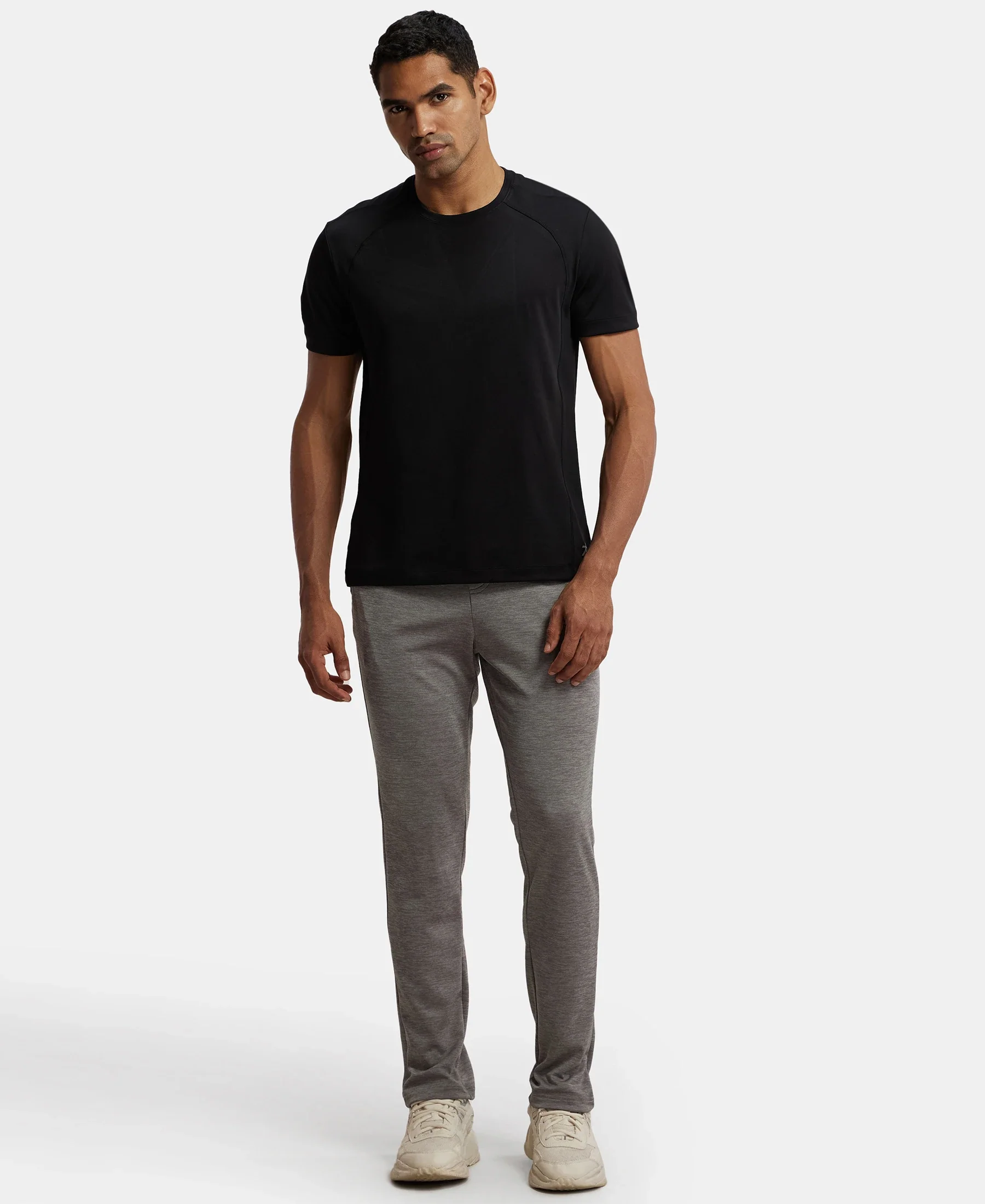 Lightweight Microfiber Trackpant with Zipper Pockets and StayFresh Treatment - Performance Grey - Image 6