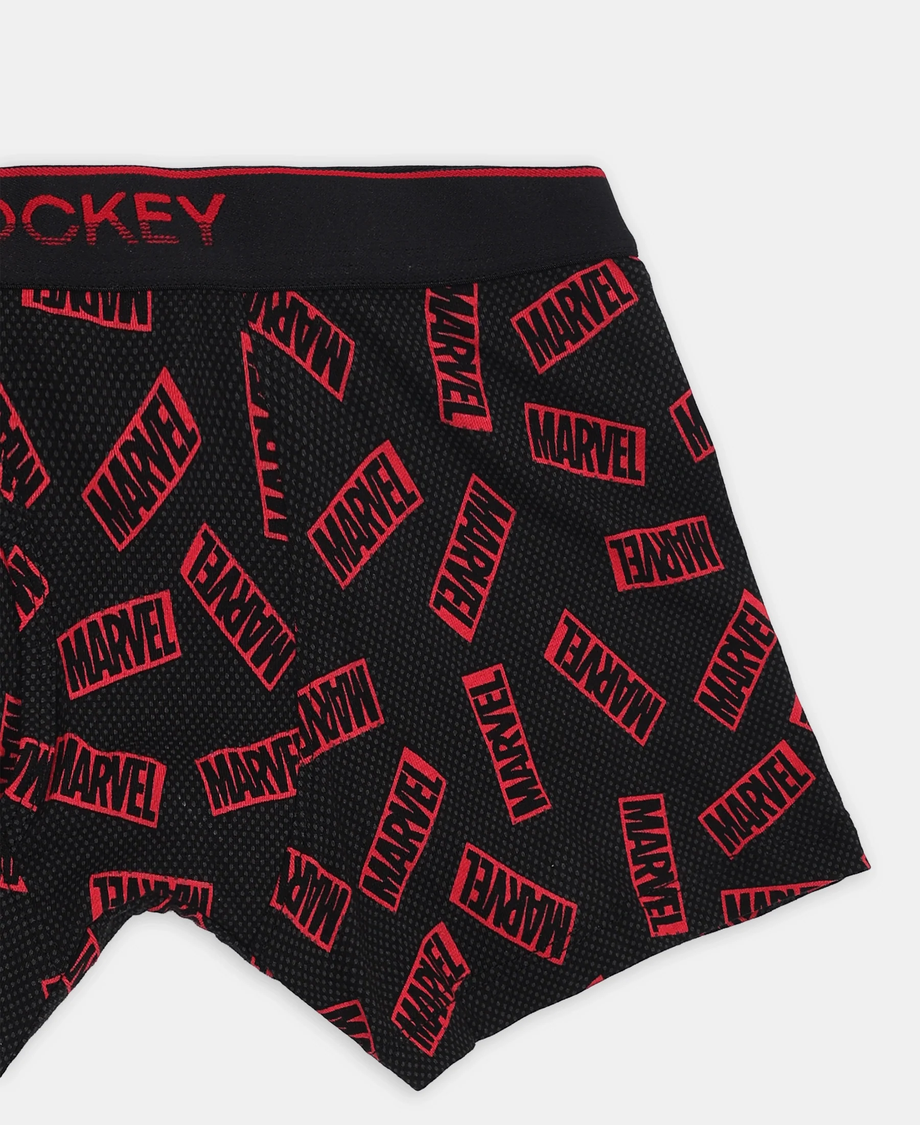 Marvel Avengers Super Combed Cotton Elastane Stretch Printed Trunk with Ultrasoft Waistband - Monument & Black (Pack of 2) - Image 8