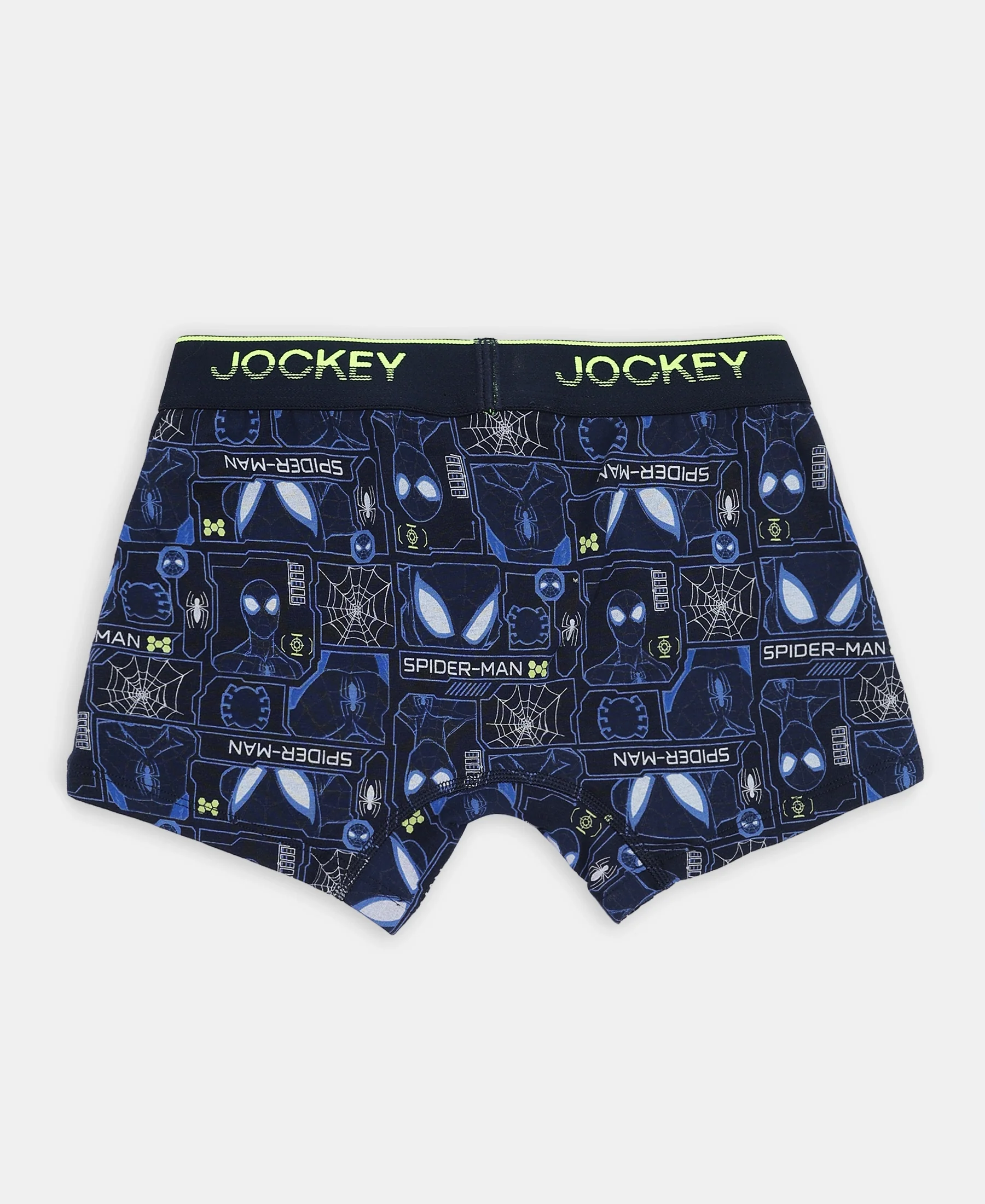 Marvel Spiderman Super Combed Cotton Elastane Stretch Printed Trunk with Ultrasoft Waistband - Navy & Chilli Pepper (Pack of 2) - Image 7