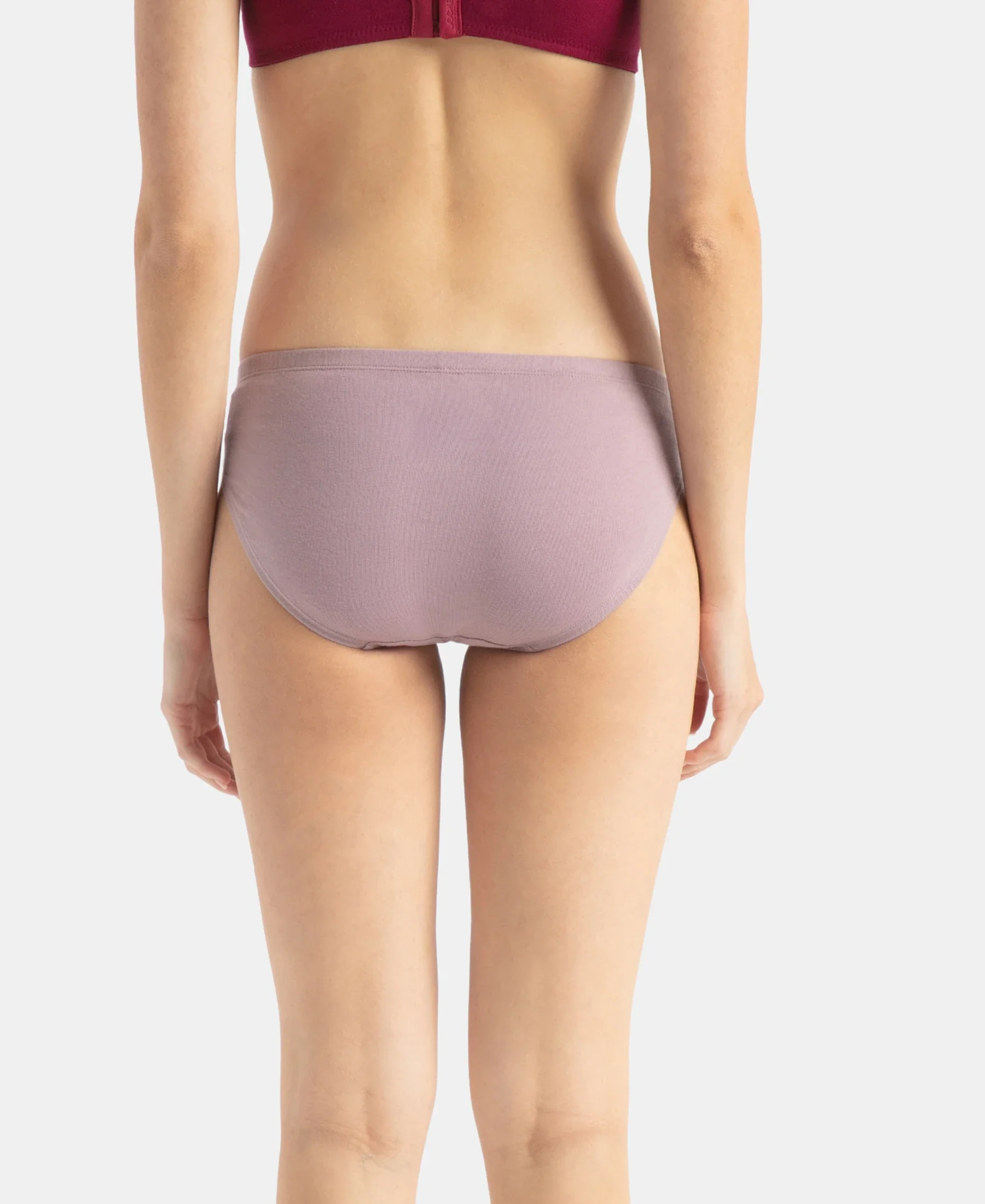 Medium Coverage Super Combed Cotton Elastane Stretch Mid Waist Bikini With Concealed Waistband and StayFresh Treatment - Assorted Colors (Pack of 3) - Image 10