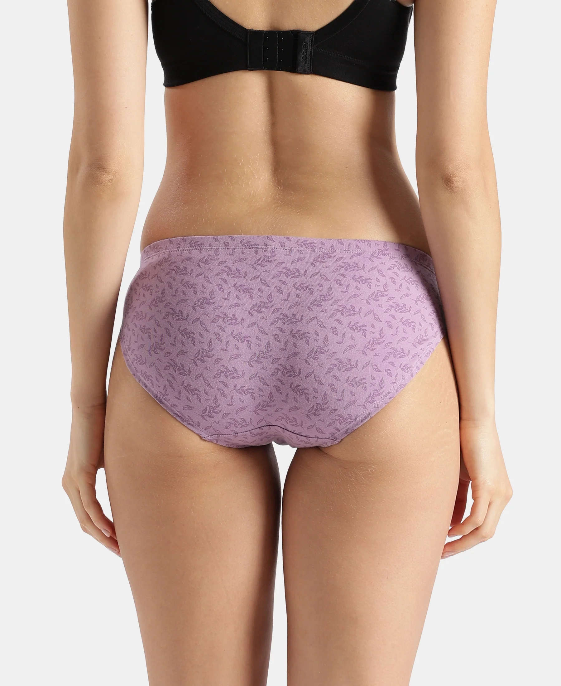 Medium Coverage Super Combed Cotton Elastane Stretch Mid Waist Bikini With Concealed Waistband and StayFresh Treatment - Assorted Prints (Pack of 3) - Image 10