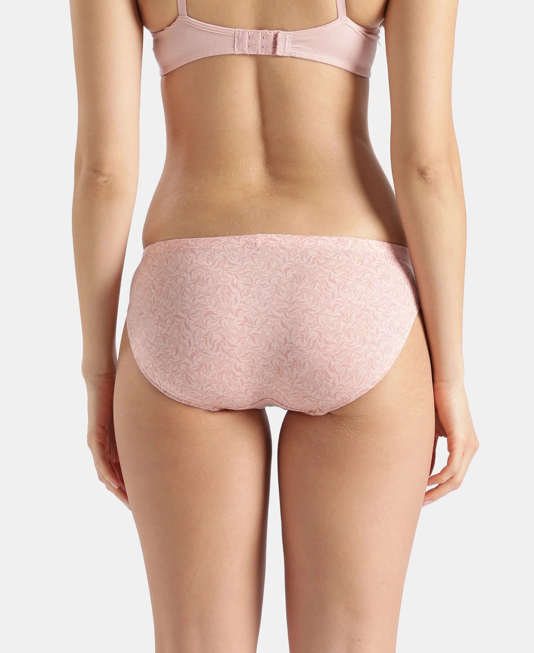 Medium Coverage Super Combed Cotton Elastane Stretch Mid Waist Bikini With Concealed Waistband and StayFresh Treatment - Assorted Prints (Pack of 3) - Image 11