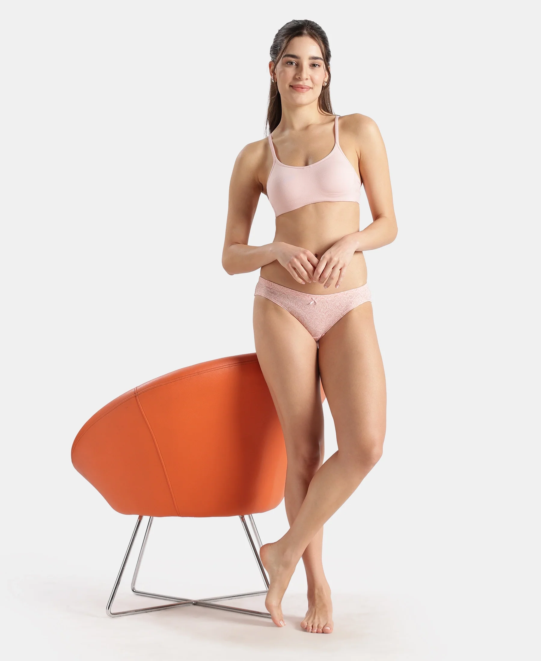 Medium Coverage Super Combed Cotton Elastane Stretch Mid Waist Bikini With Concealed Waistband and StayFresh Treatment - Assorted Prints (Pack of 3) - Image 20