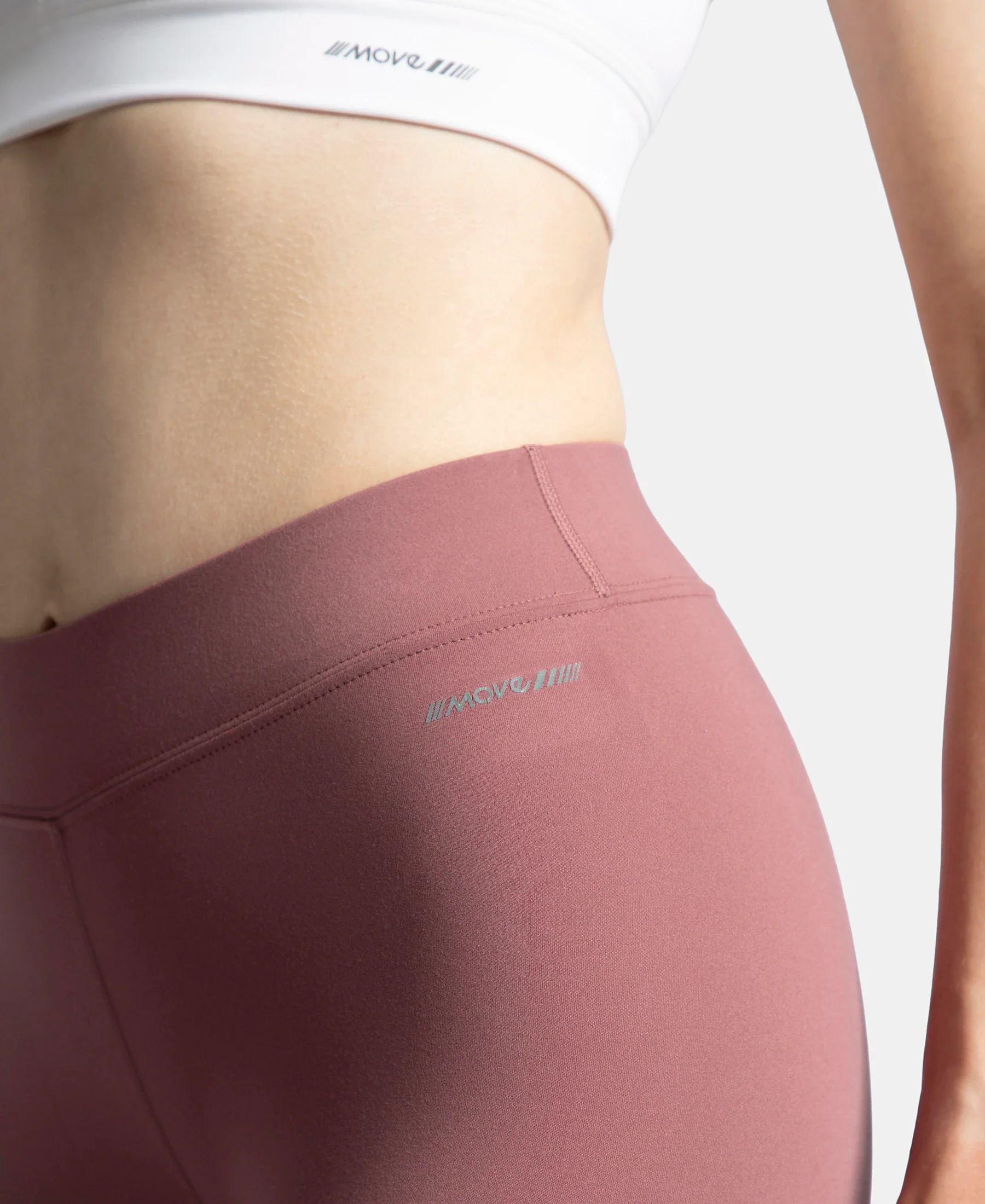 Microfiber Elastane Stretch Performance Leggings with Elasticated Waistband - Wild Ginger - Image 8