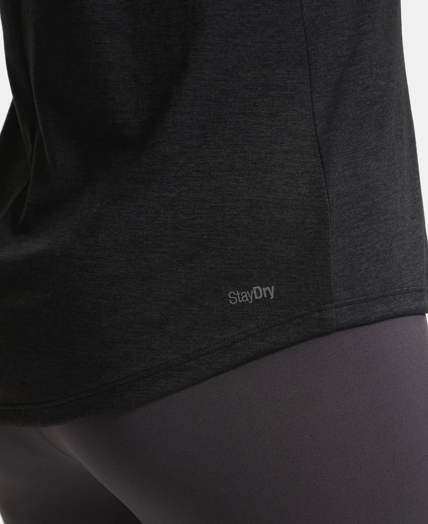 Microfiber Fabric Graphic Printed Tank Top With Breathable Mesh - Black - Image 8