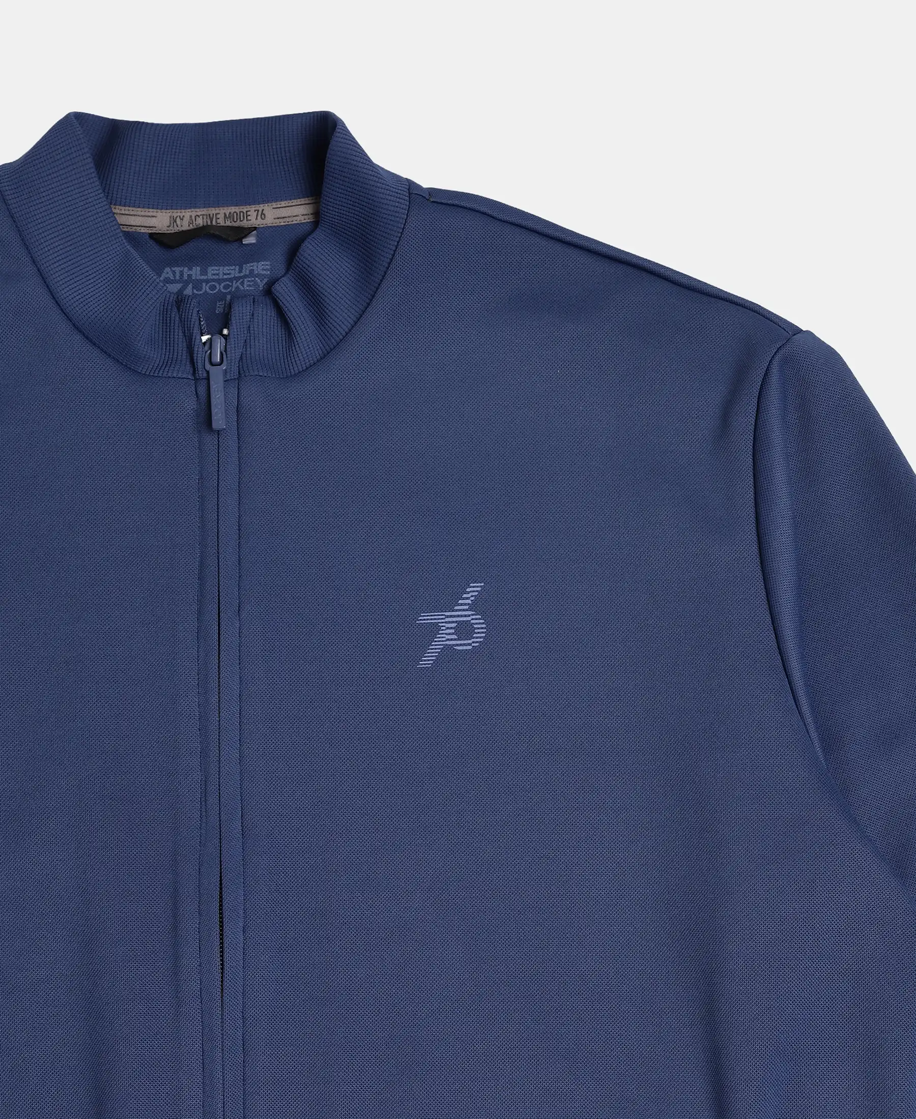 Microfiber Fabric Jacket with StayFresh Treatment - Navy - Image 9