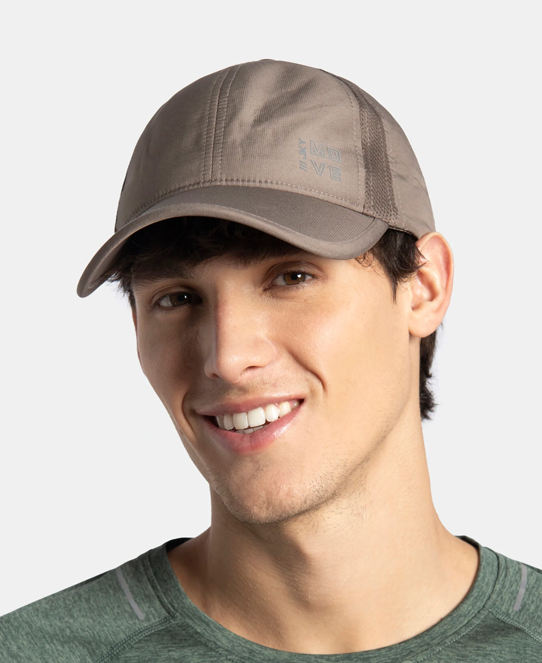 Polyester Solid Cap with Adjustable Back Closure and StayDry Technology - Dark Khaki - Image 5