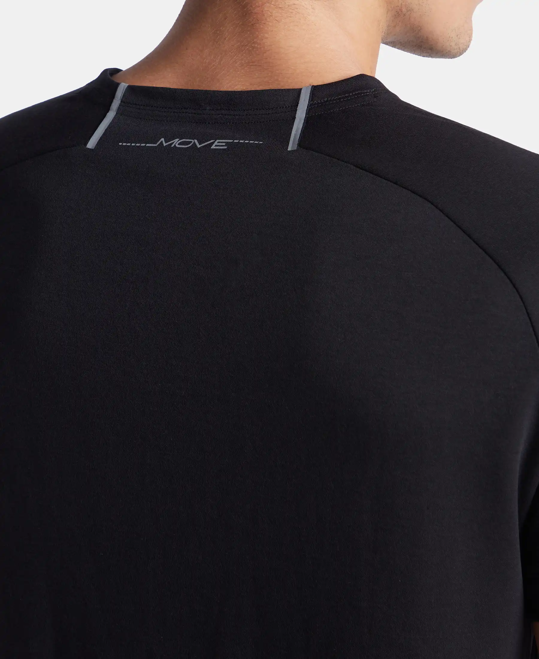 Super Combed Cotton Blend Graphic Printed Round Neck Half Sleeve T-Shirt with Stay Fresh Treatment - Black New - Image 7