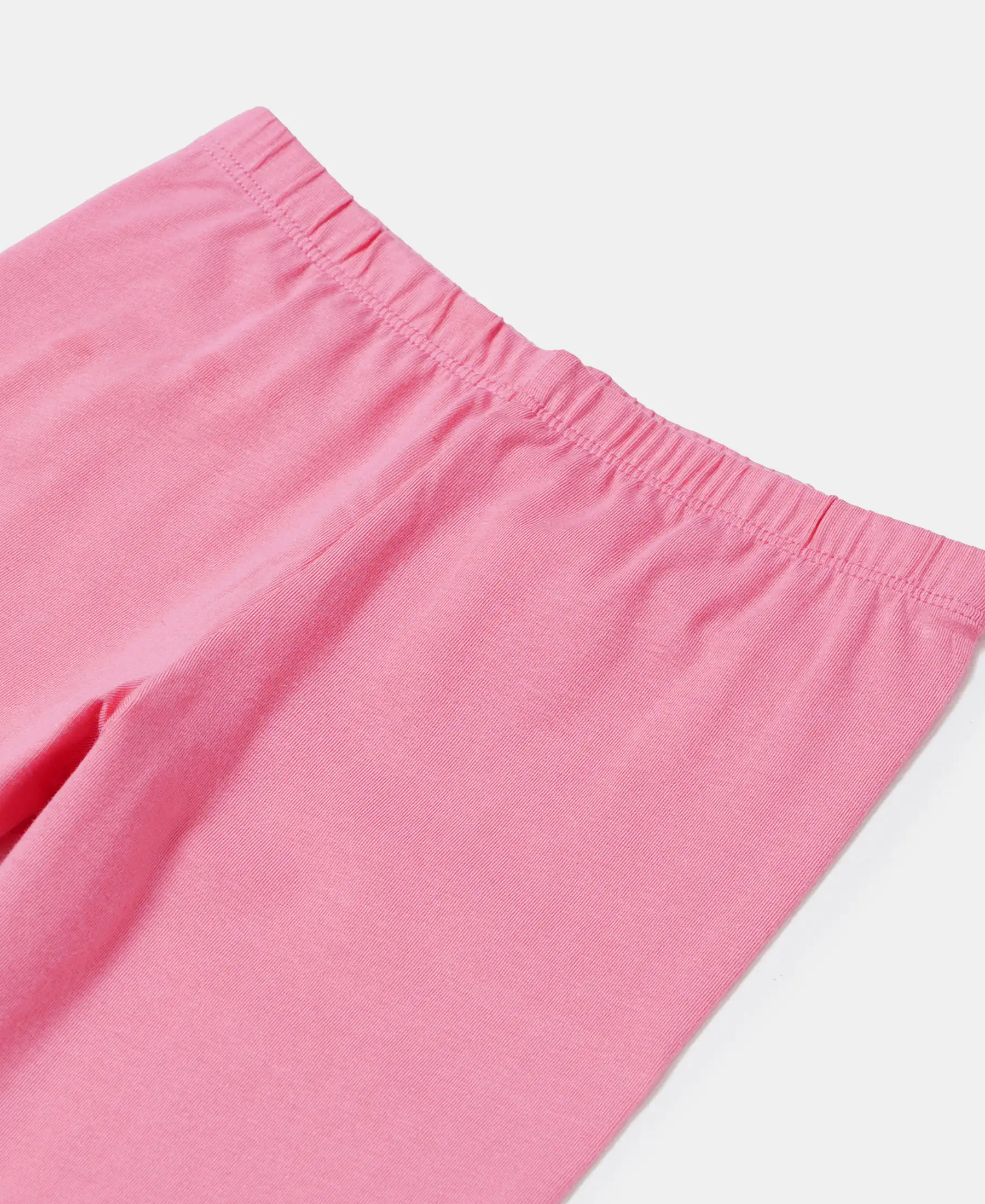 Girl's Super Combed Cotton Elastane Stretch Leggings - Assorted - Image 11