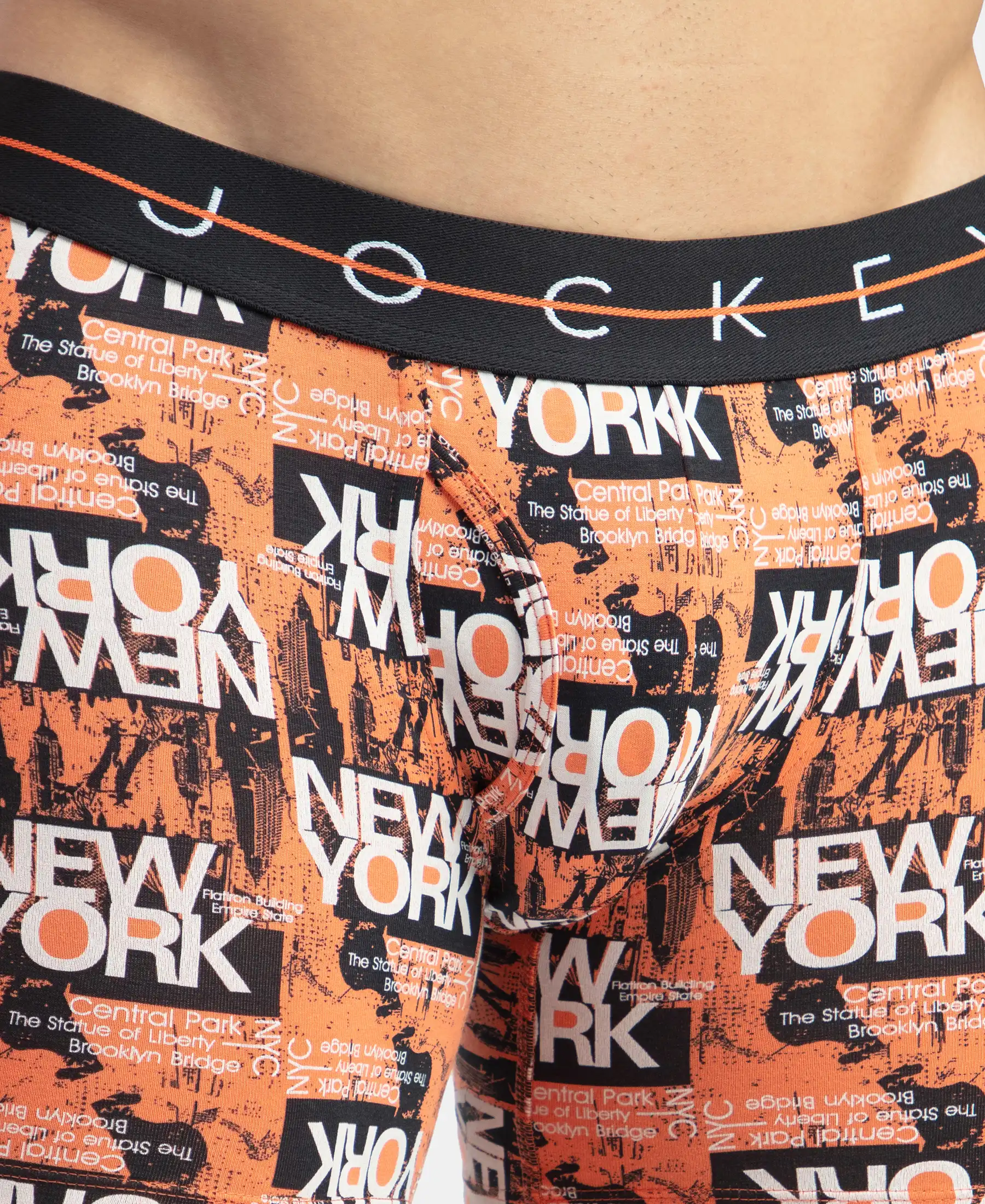 Super Combed Cotton Elastane Printed Boxer Brief with Ultrasoft Waistband - Flamingo - Image 7