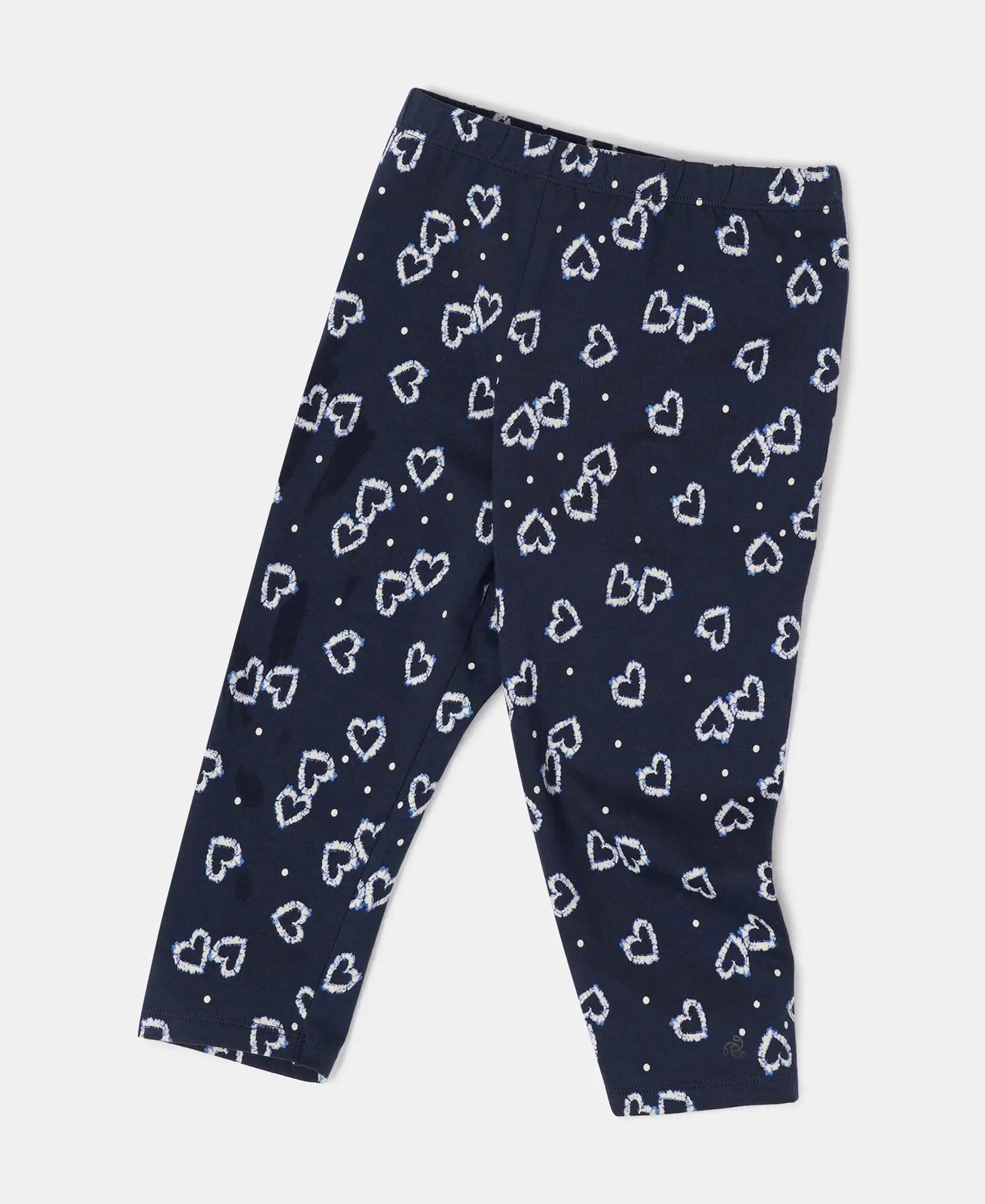 Girl's Super Combed Cotton Elastane Stretch Capri - Prints - Image 5