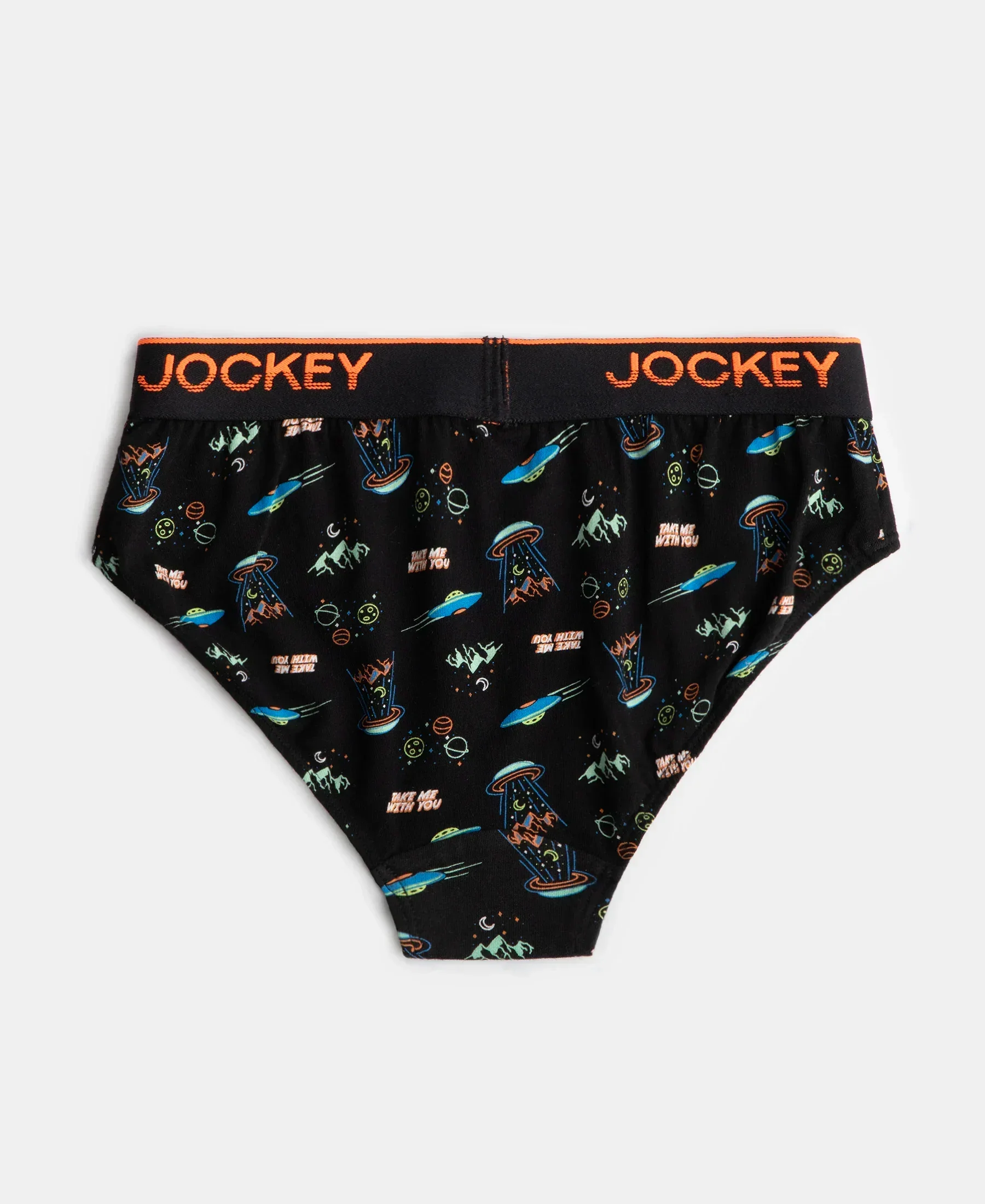 Super Combed Cotton Elastane Stretch Printed Brief with Ultrasoft Waistband - Chilli Pepper & Black (Pack of 2) - Image 7